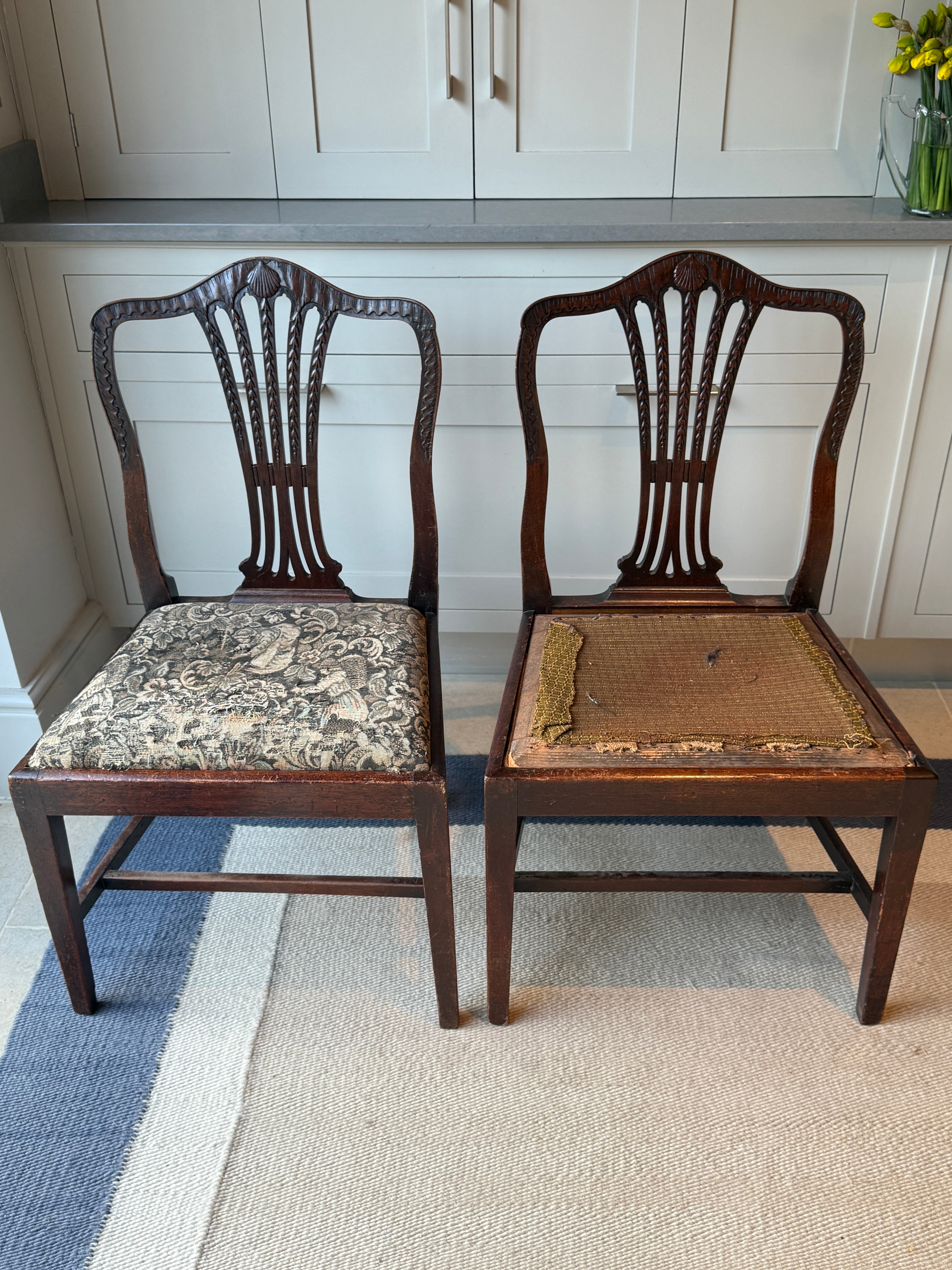 Pair of Georgian Regency Mahogany Chairs