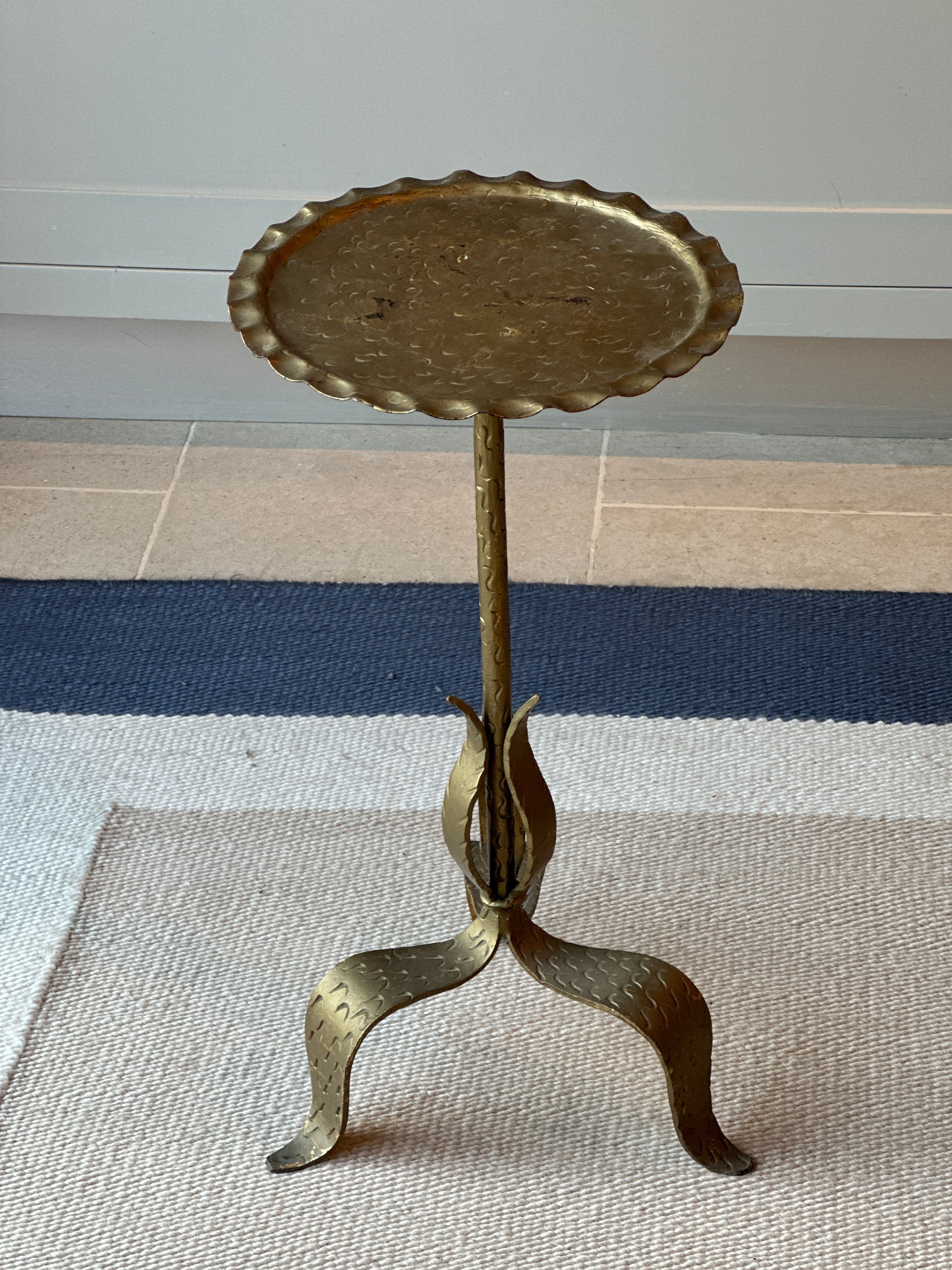 Original Spanish Gilt Metalwork Martini Table