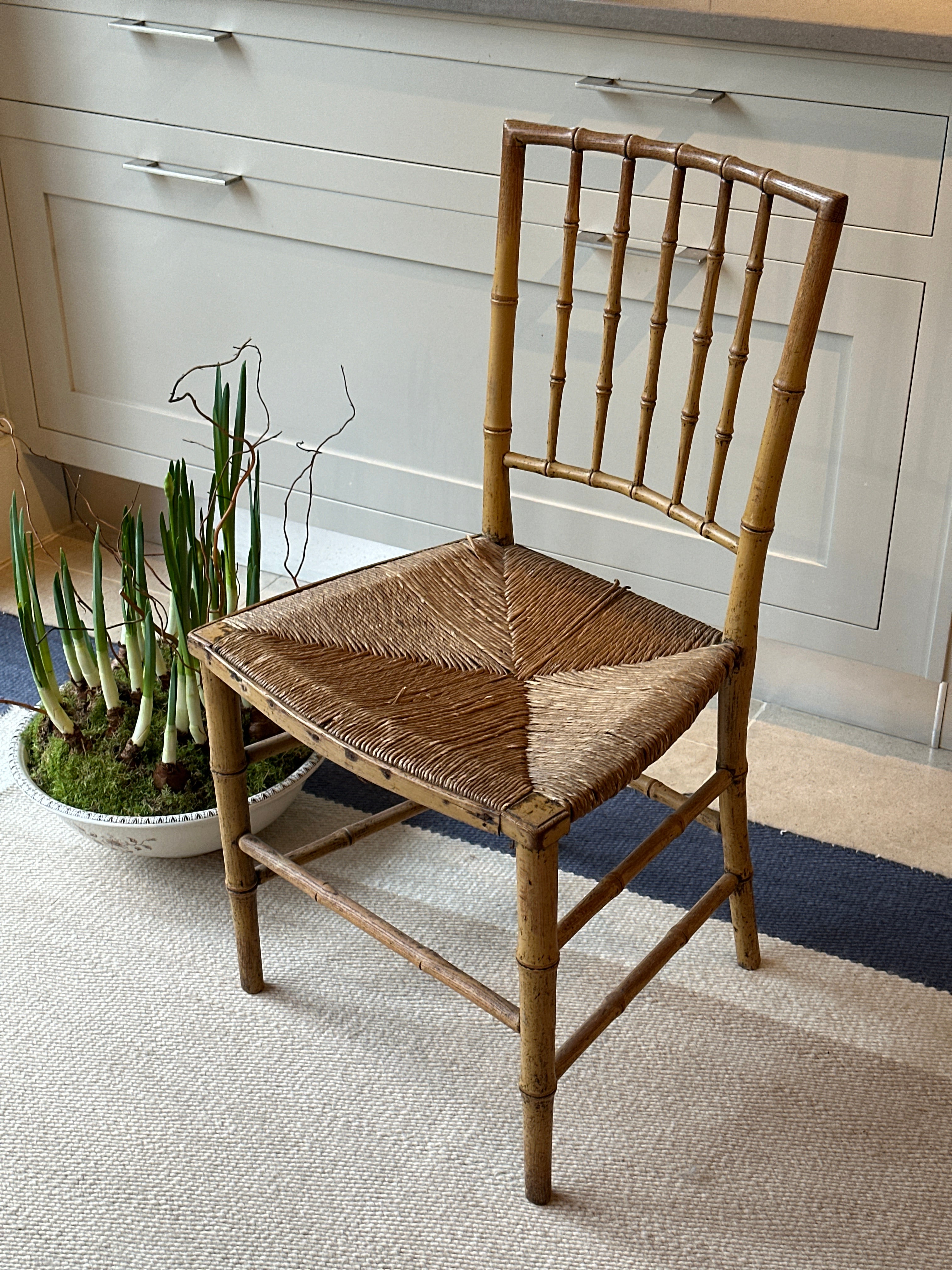 Faux Bamboo Chair