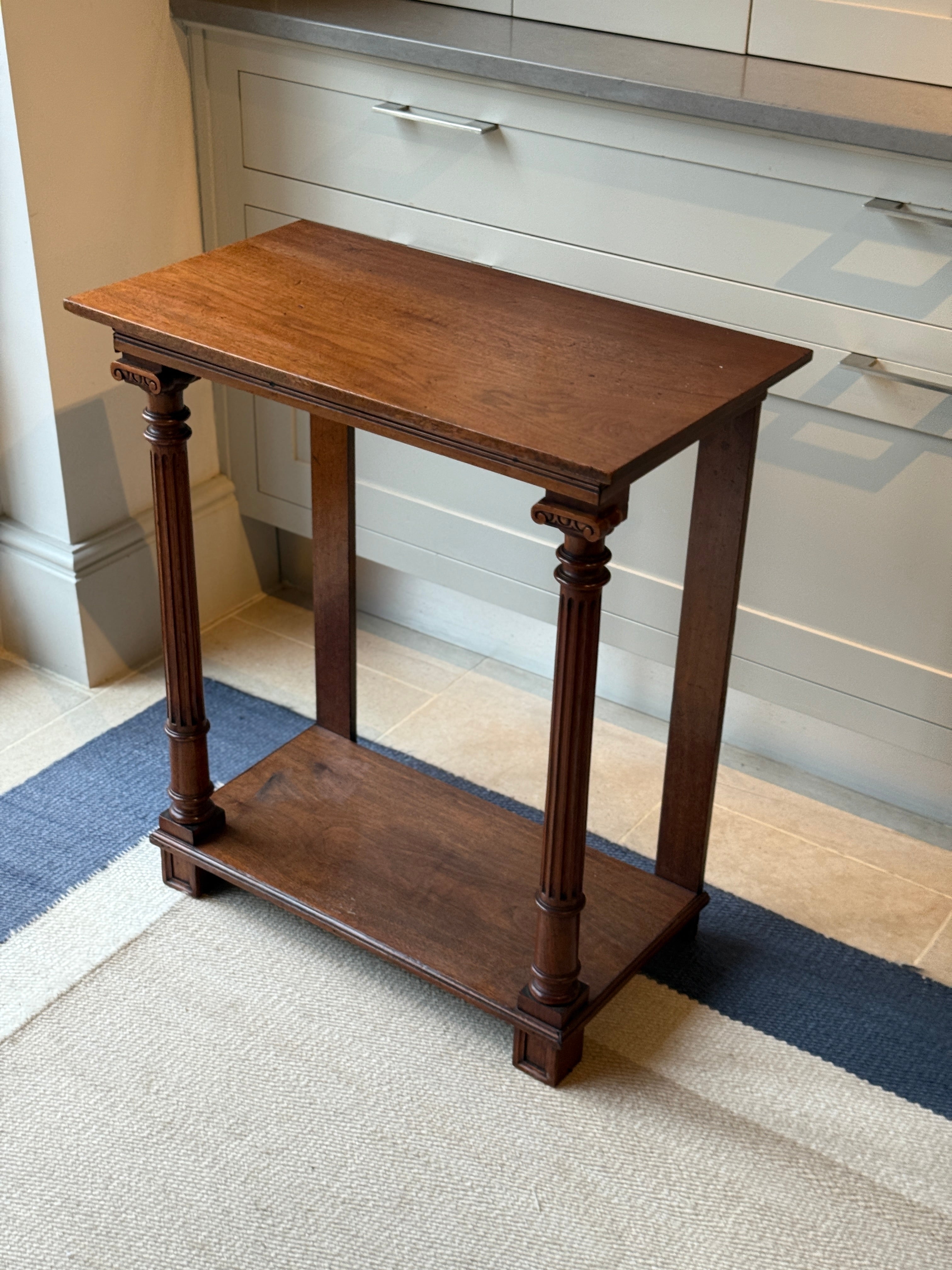 Small Early 20th Century mahogany console table