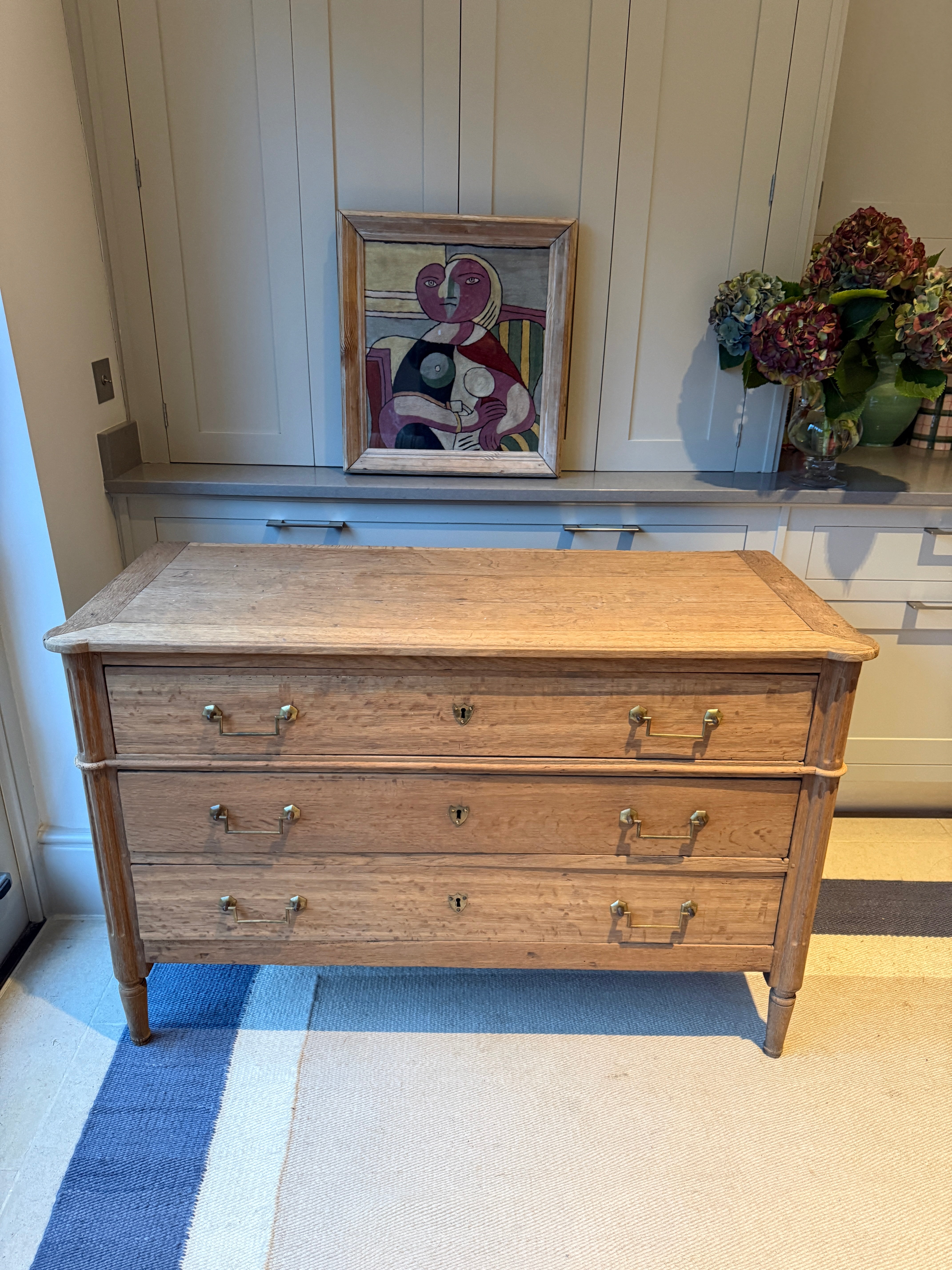 Bleached Oak Commode
