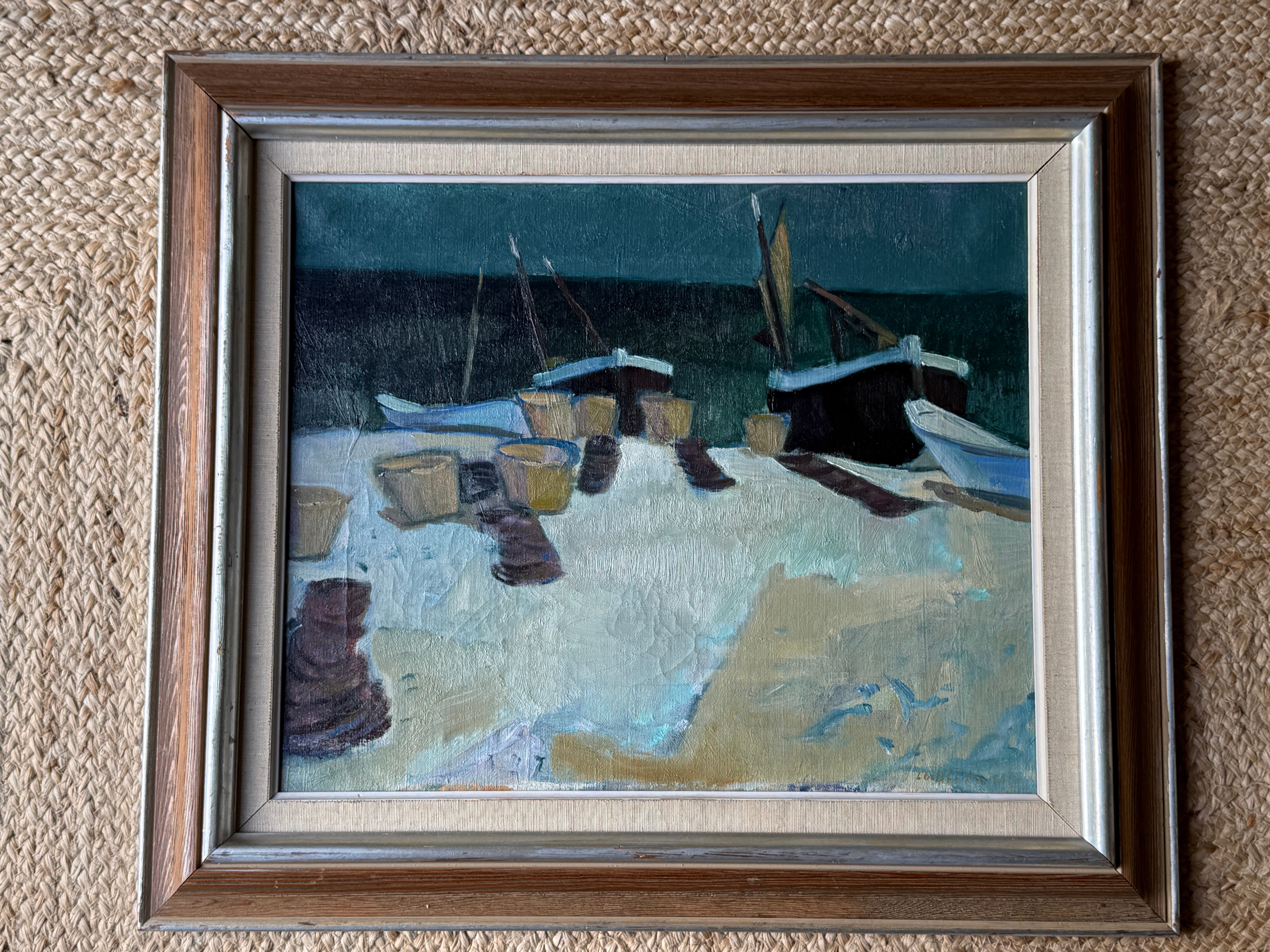 Framed Oil on Canvas by Swedish artist Georg Lodstrom
