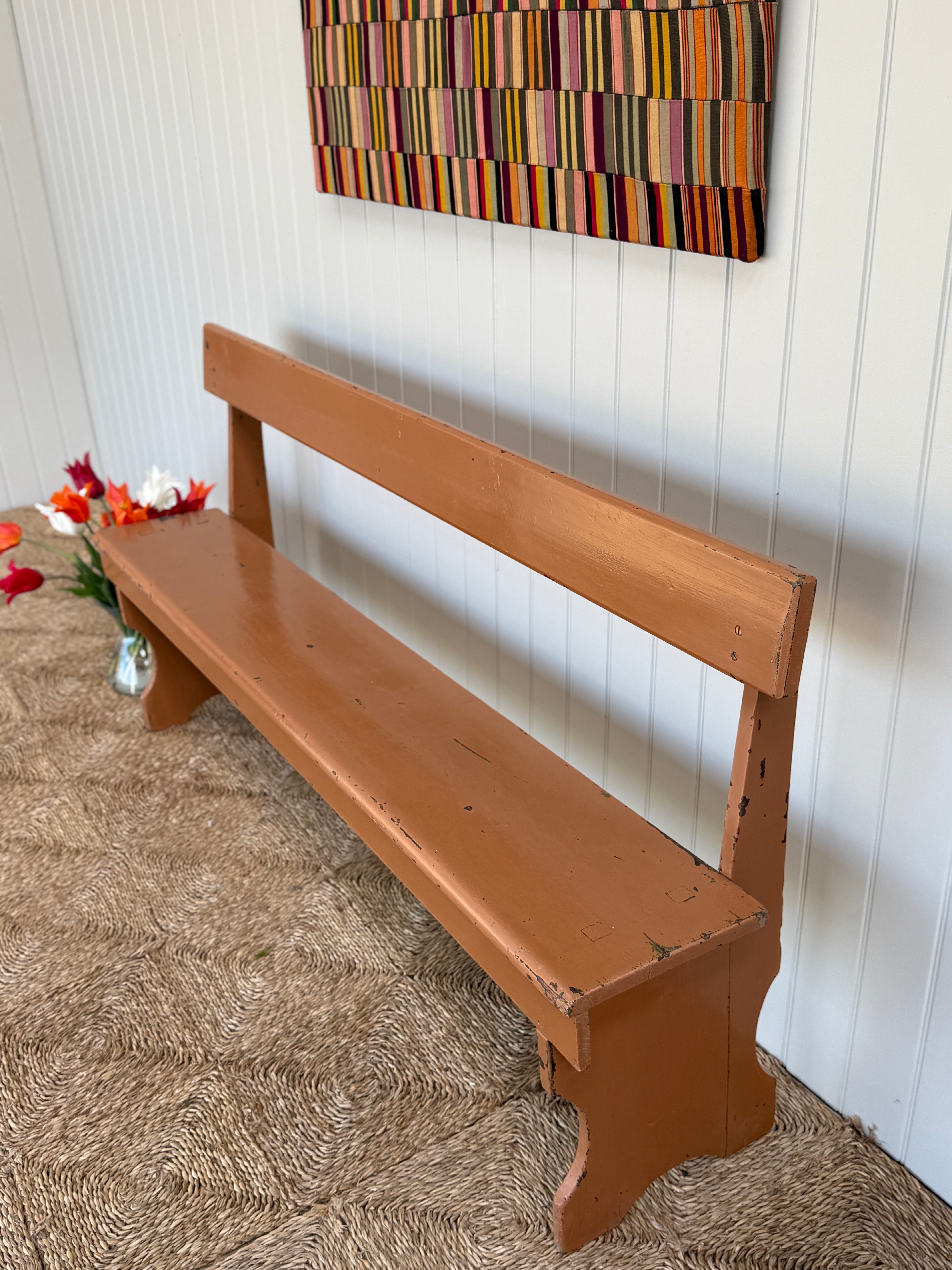 Former Painted Railway Bench