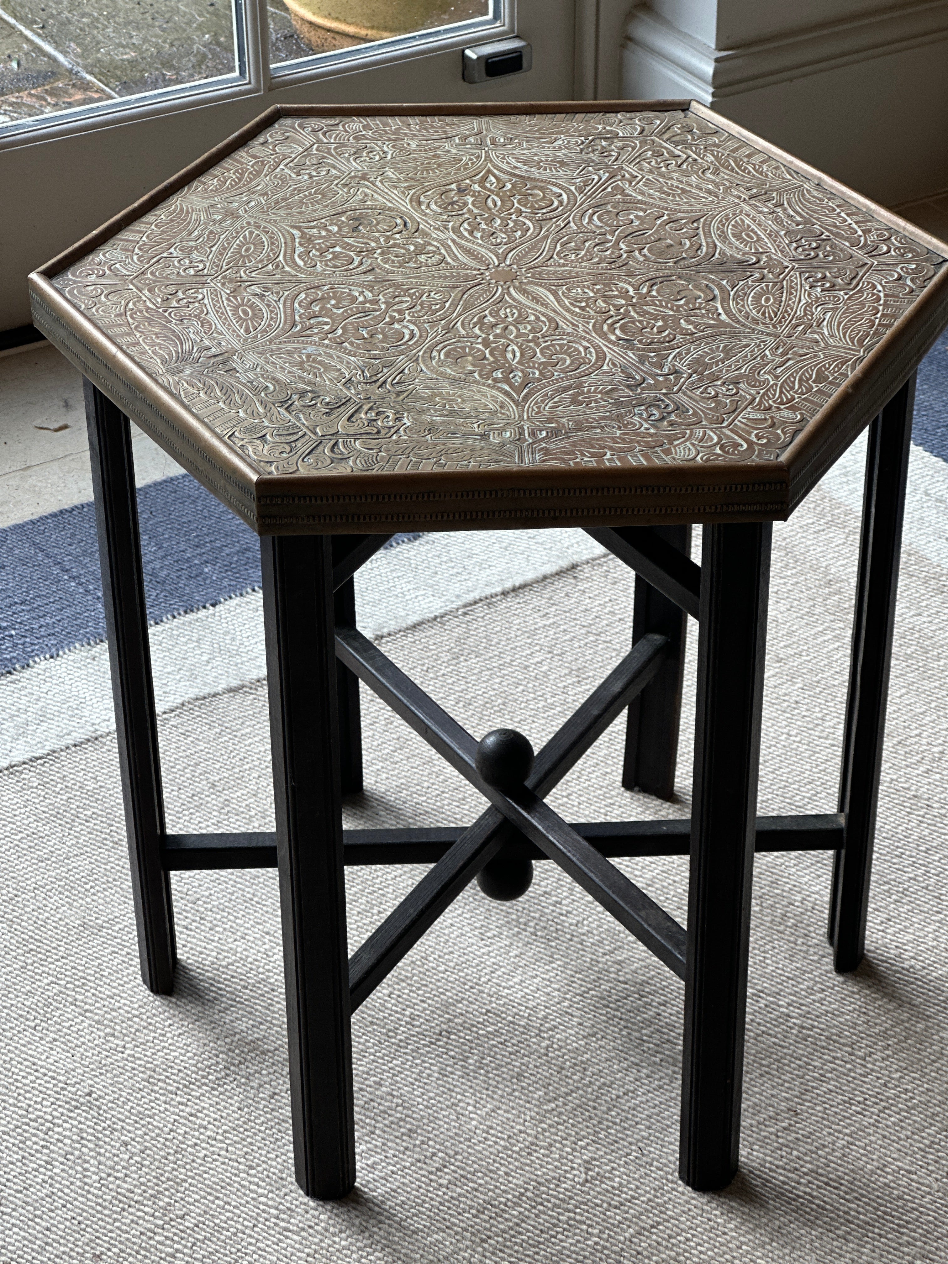 Brass Topped Eastern Table