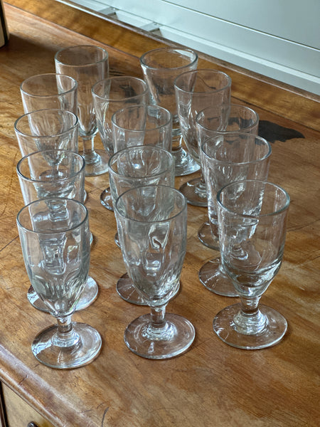 14 French Absinthe Glasse