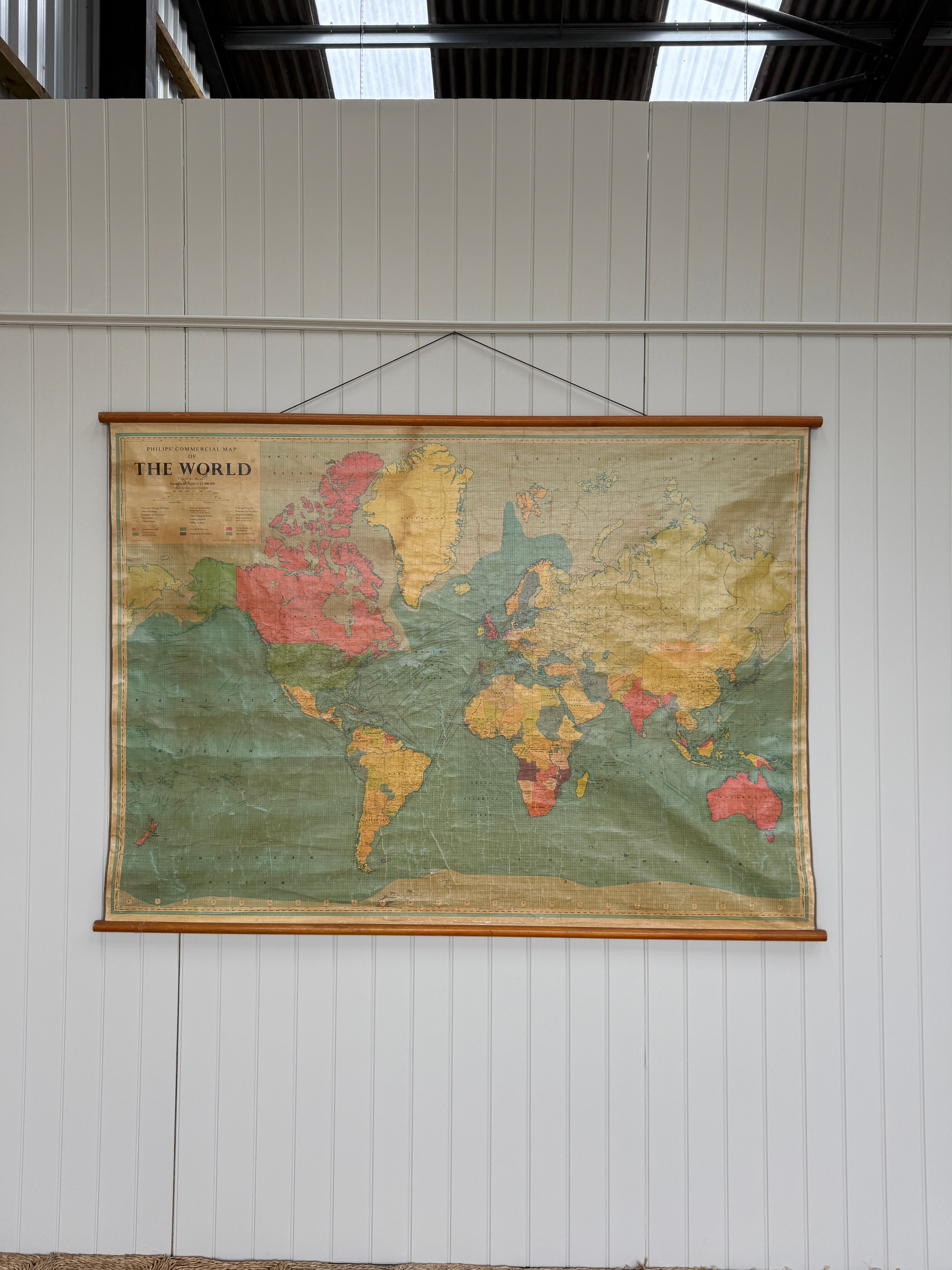 Philips’ Commercial Map of the World