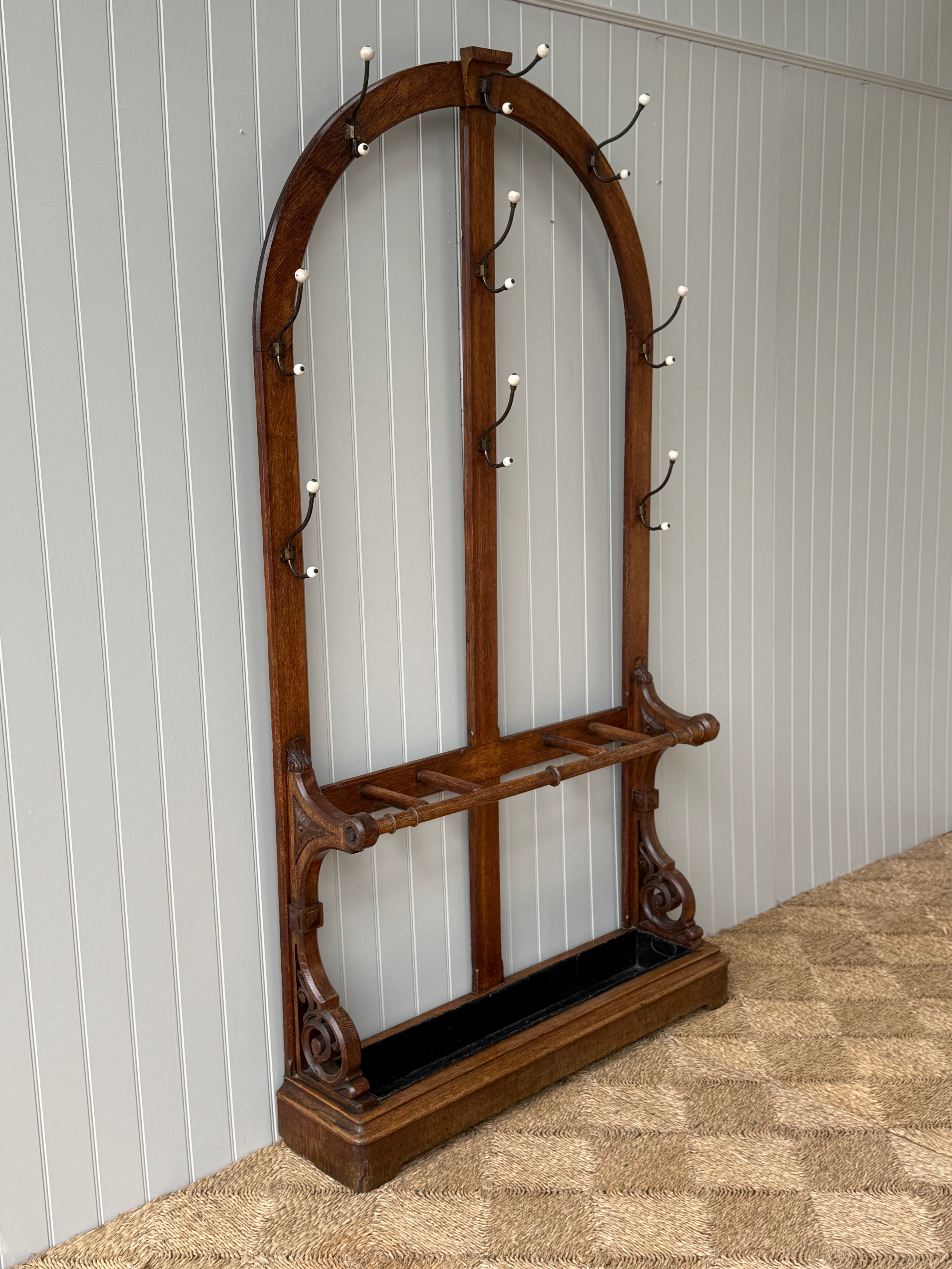 Large Victorian Hall Stand