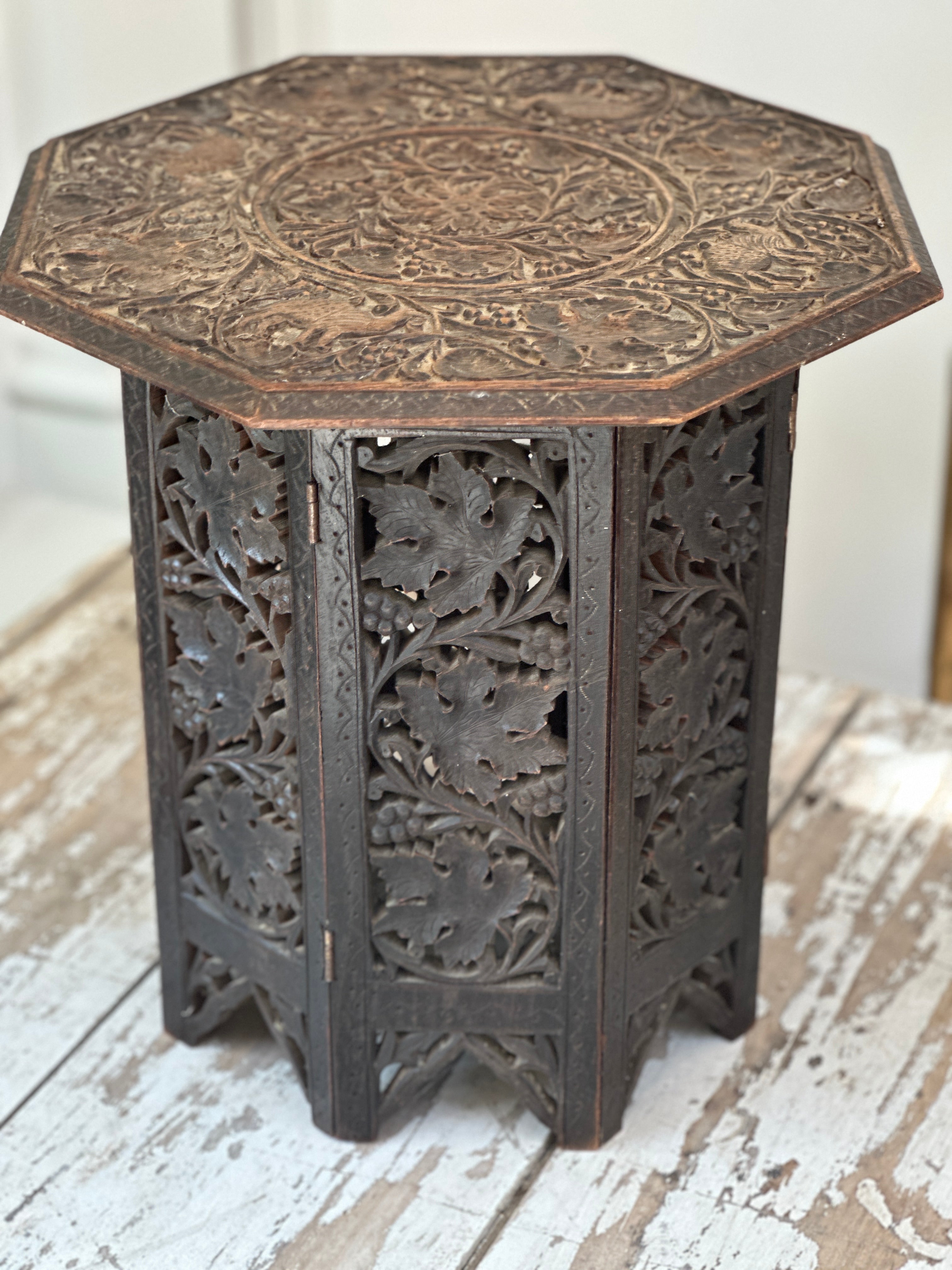 Anglo Indian Octagonal Table with Superb Top