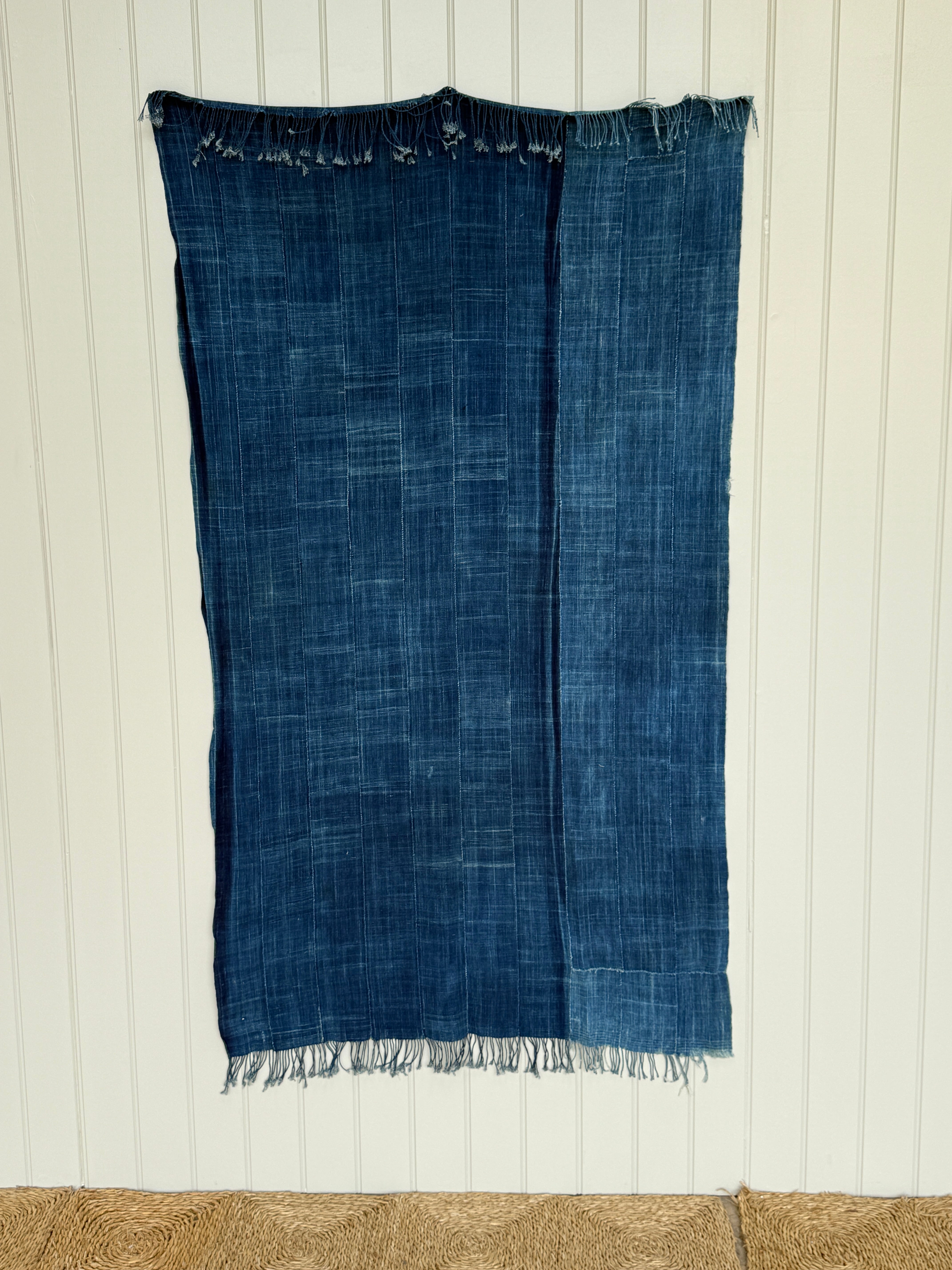 Dark Blue Vintage Textile from Burkina Faso
