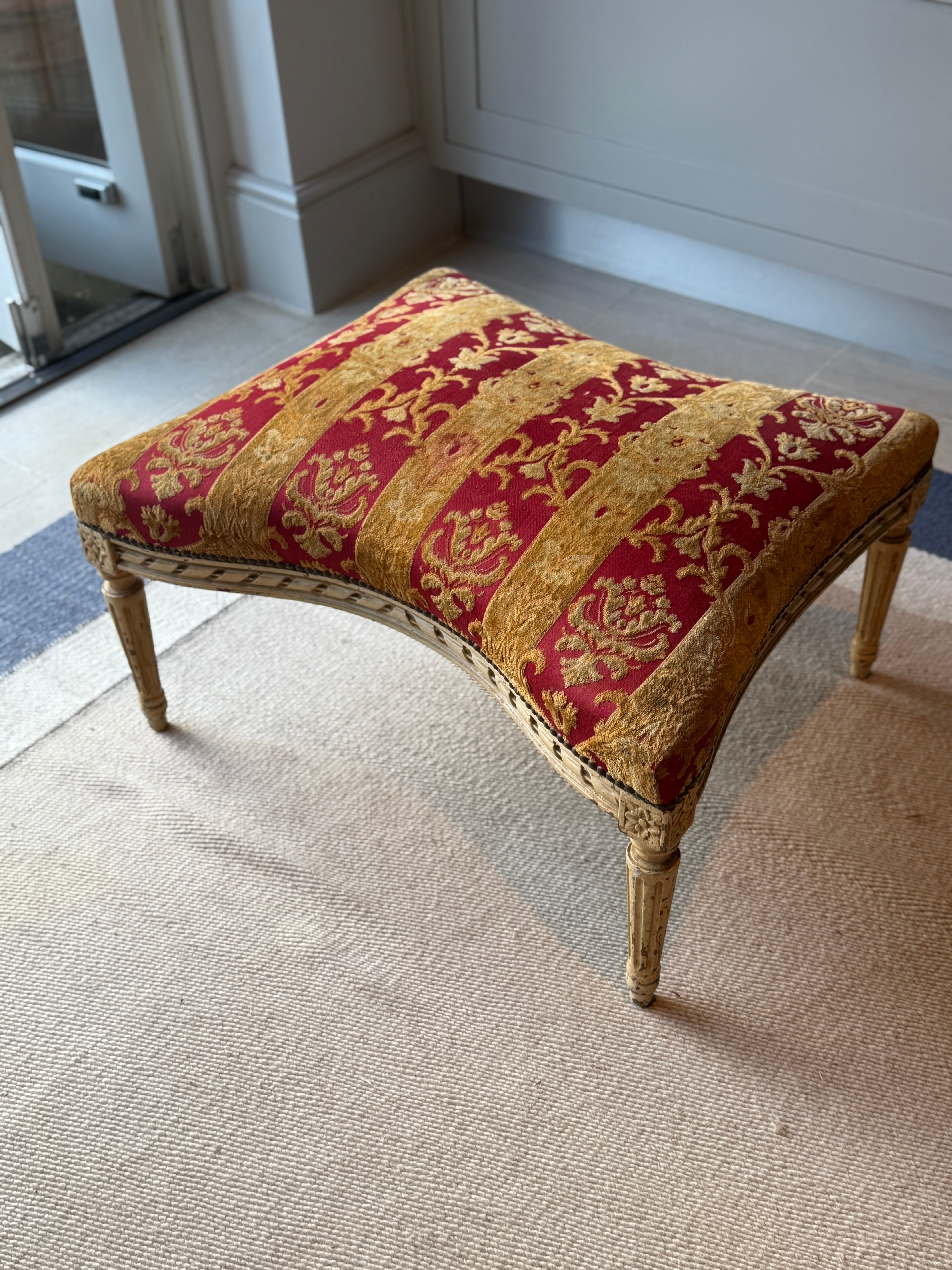 French 19th Century Ottoman Footstool