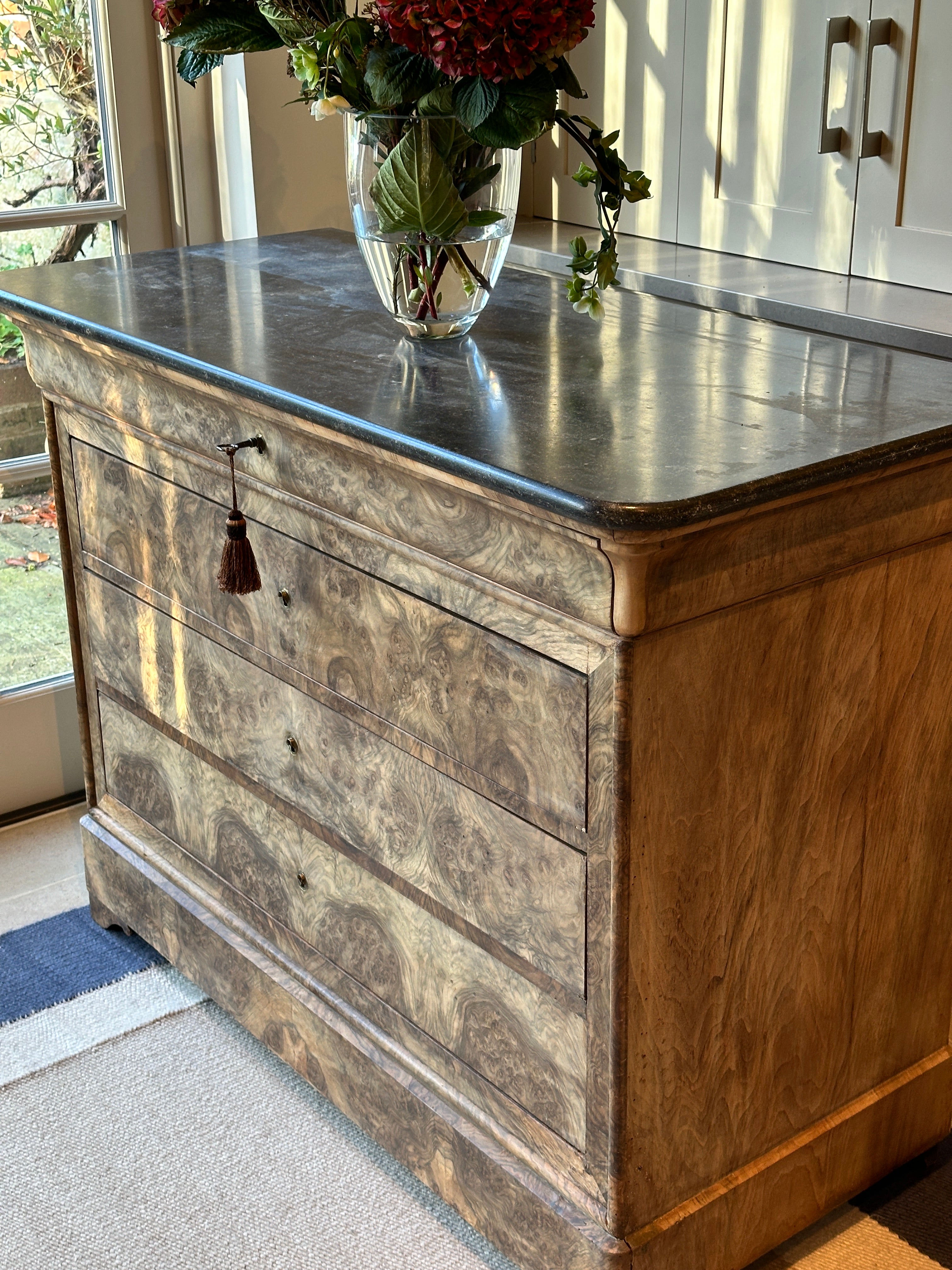 Bleached Walnut Commode