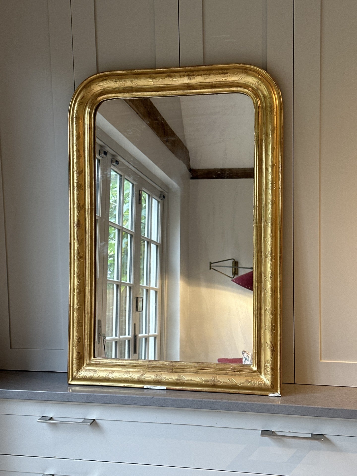 Medium French Gilt Mirror