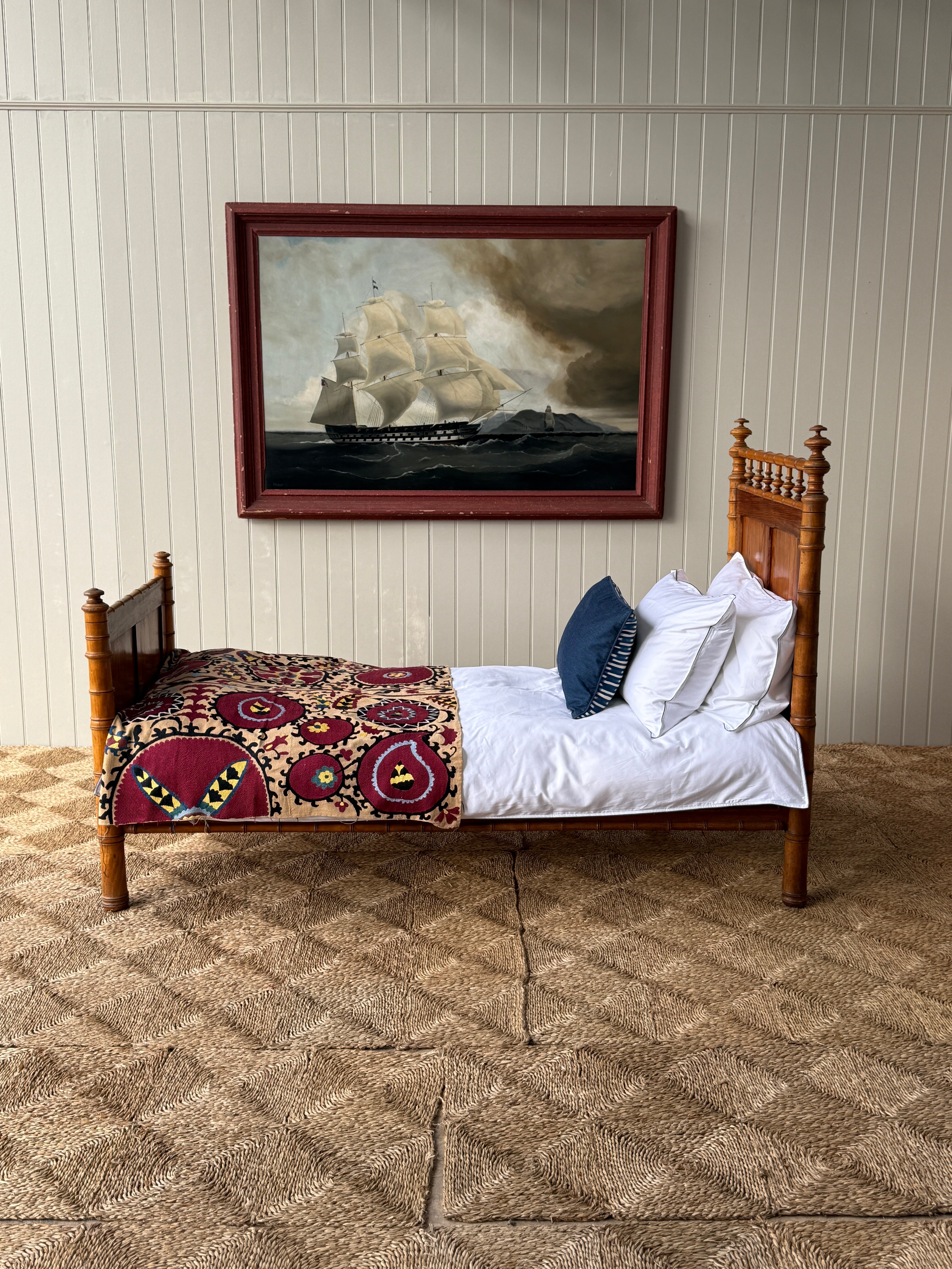 Faux Bamboo Single Bed