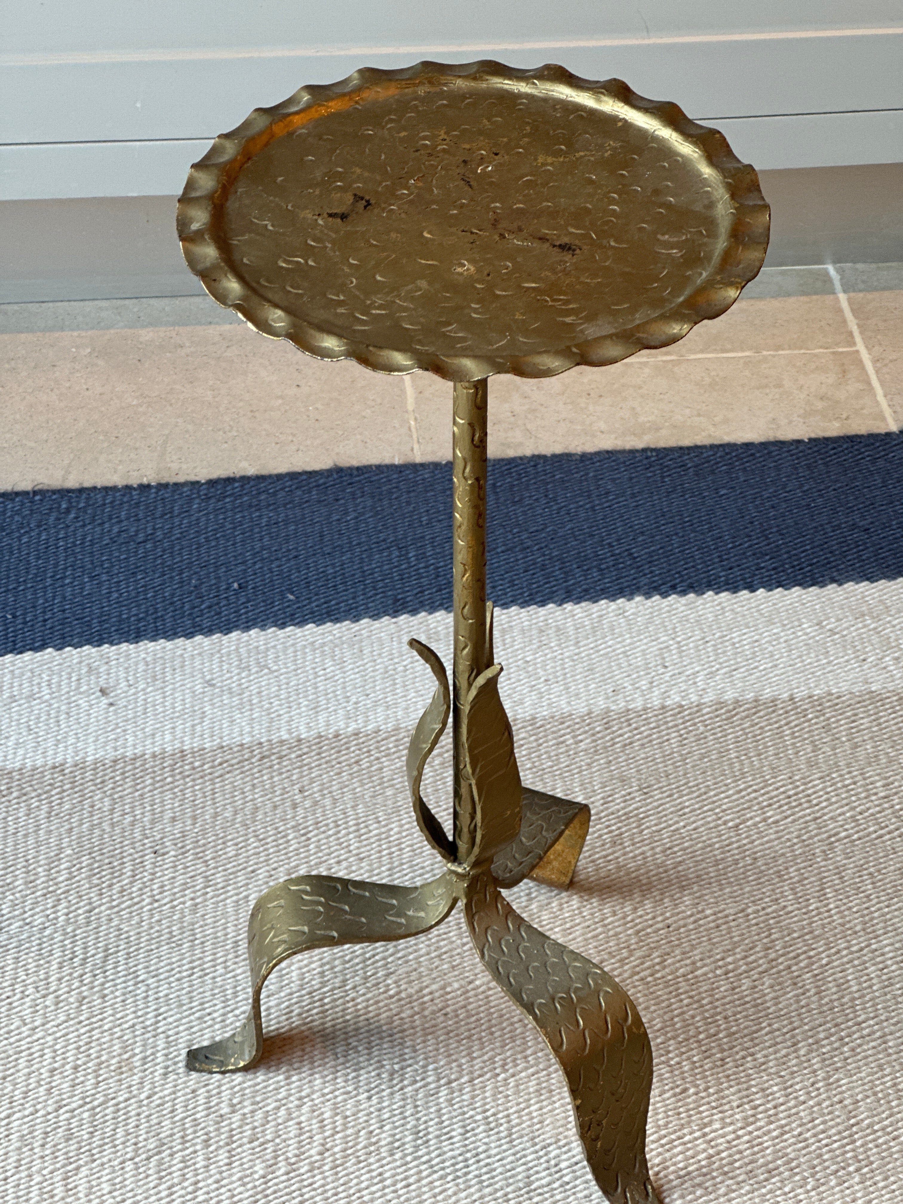 Original Spanish Gilt Metalwork Martini Table