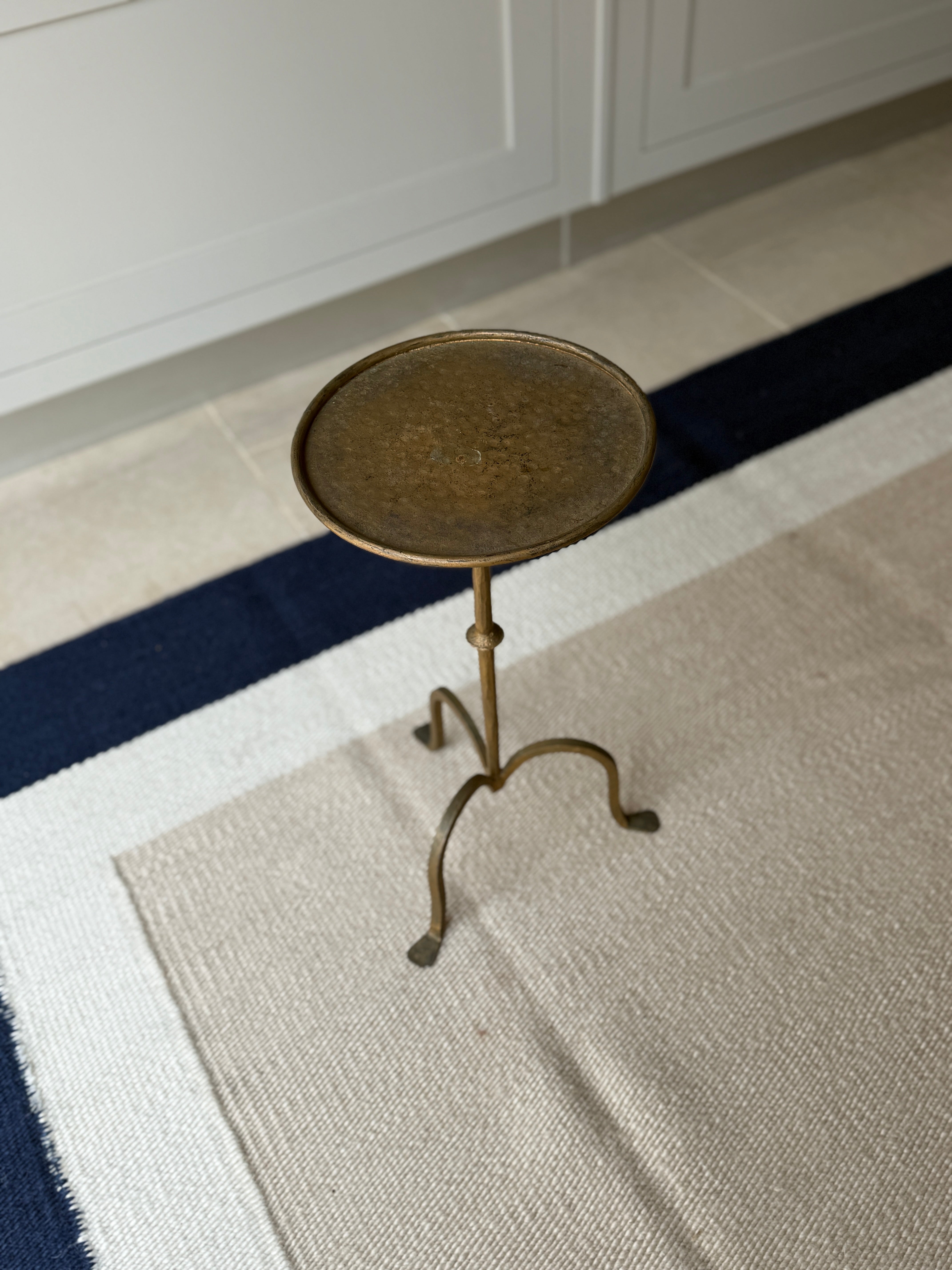 Spanish Gilt Metal Martini Table