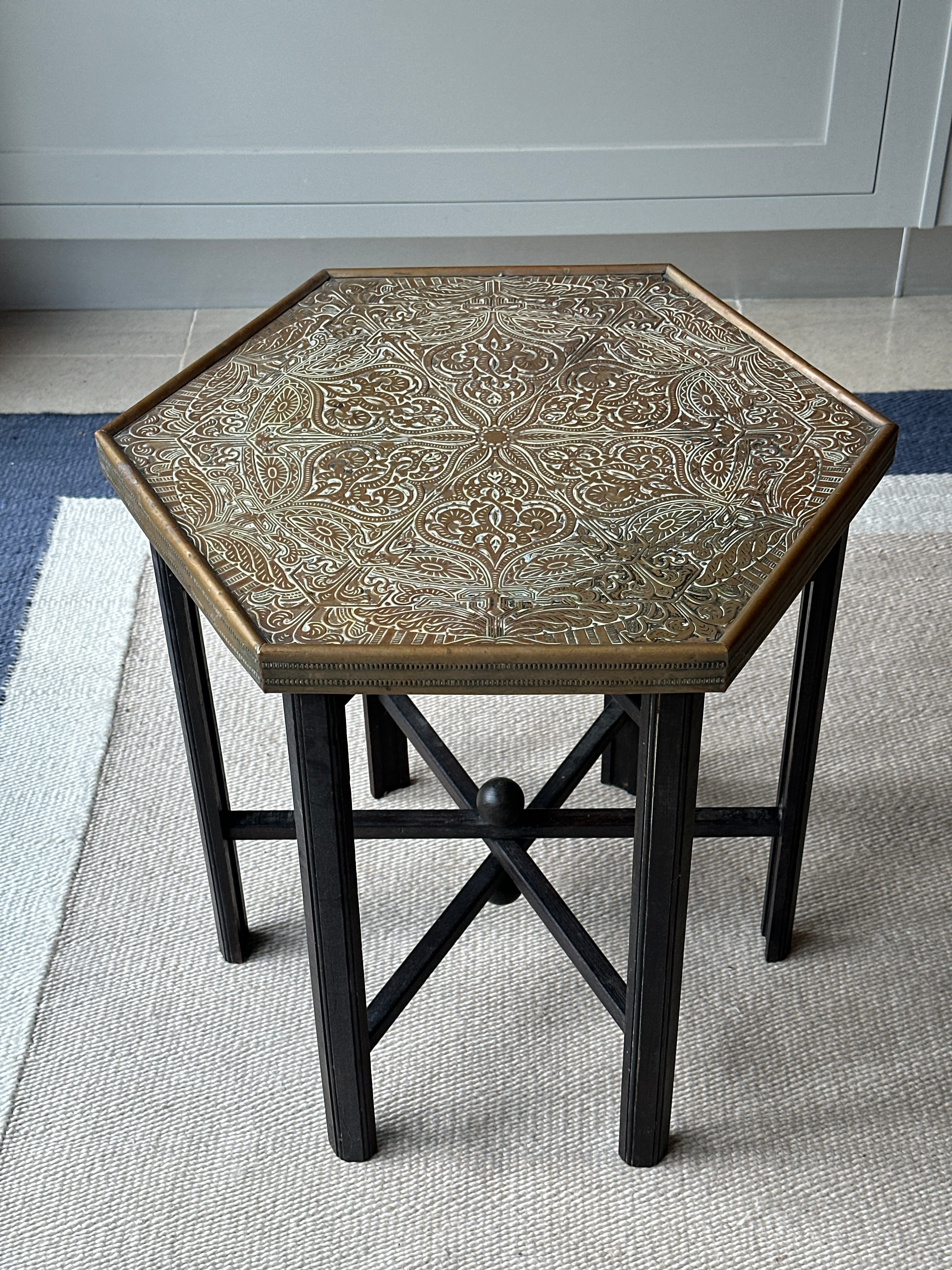 Brass Topped Eastern Table