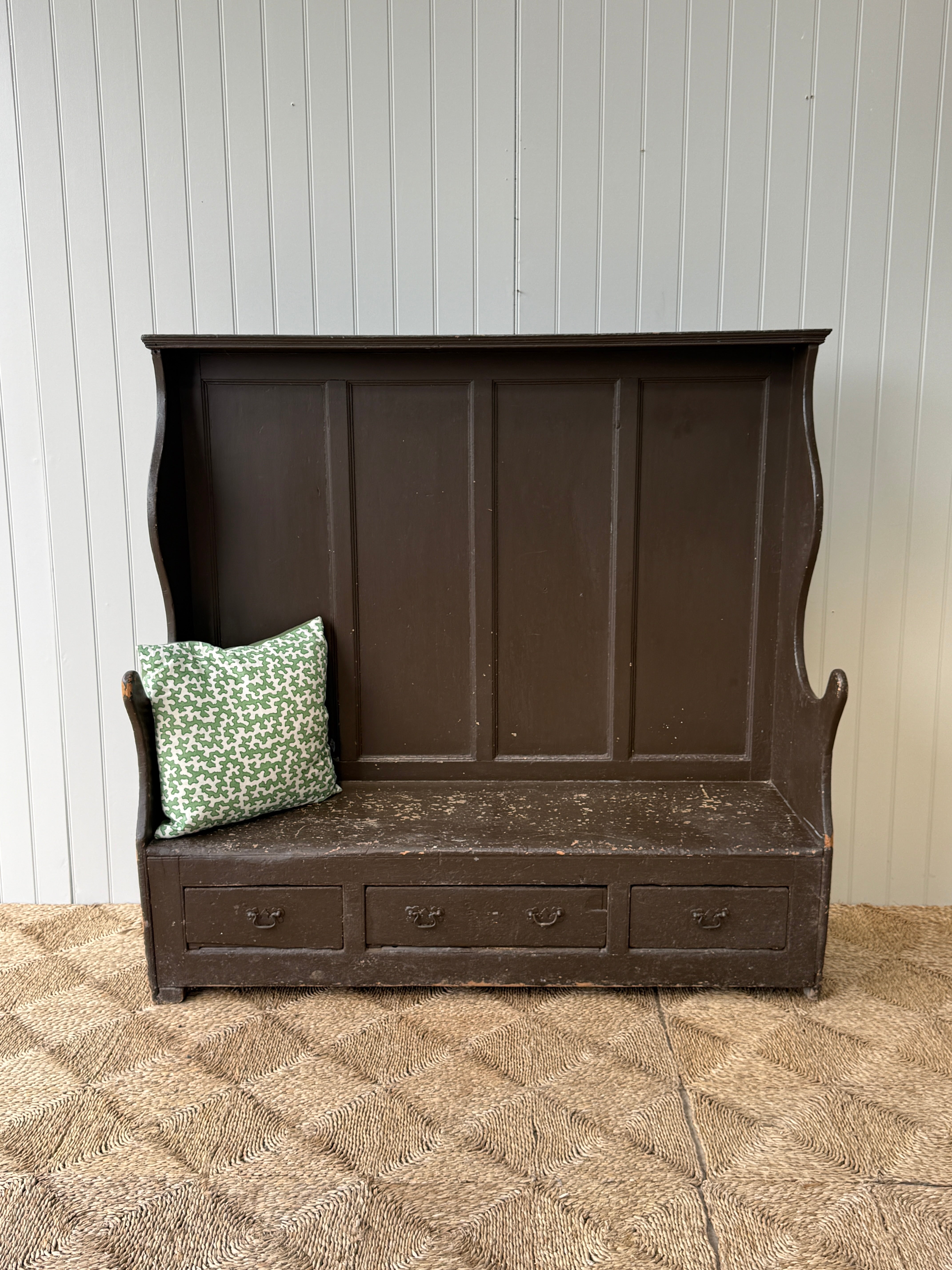 Early 19th Century West Country Settle