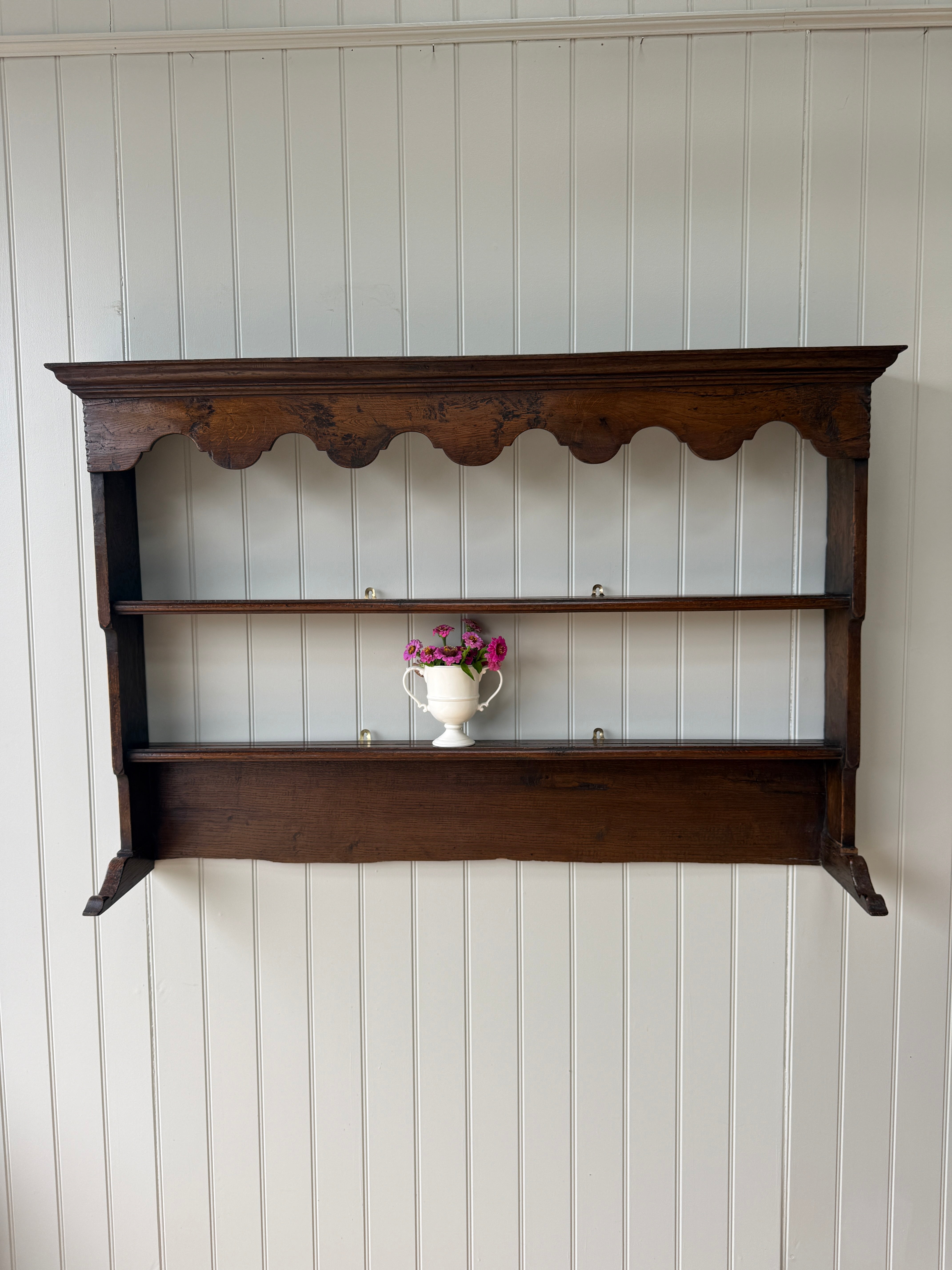 Early 19th Century Oak Delft Rack