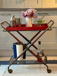 1950's Foldable Italian Drinks Cart by Cesare Lecca