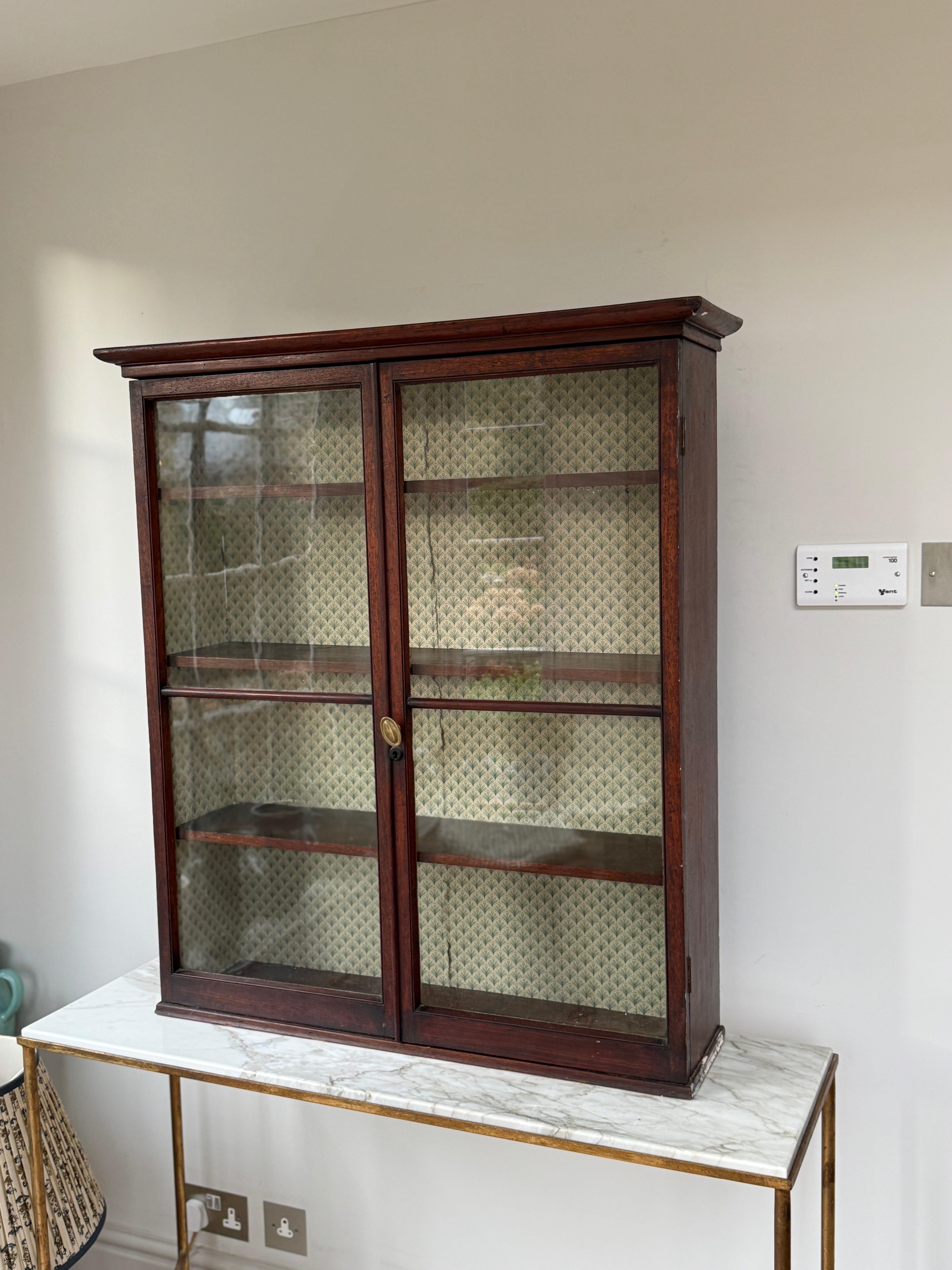 Small Glazed Wall Cabinet