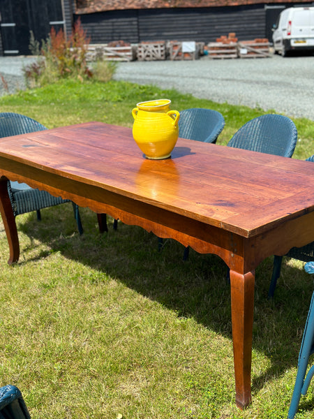 Antique French Cherry Dining Table