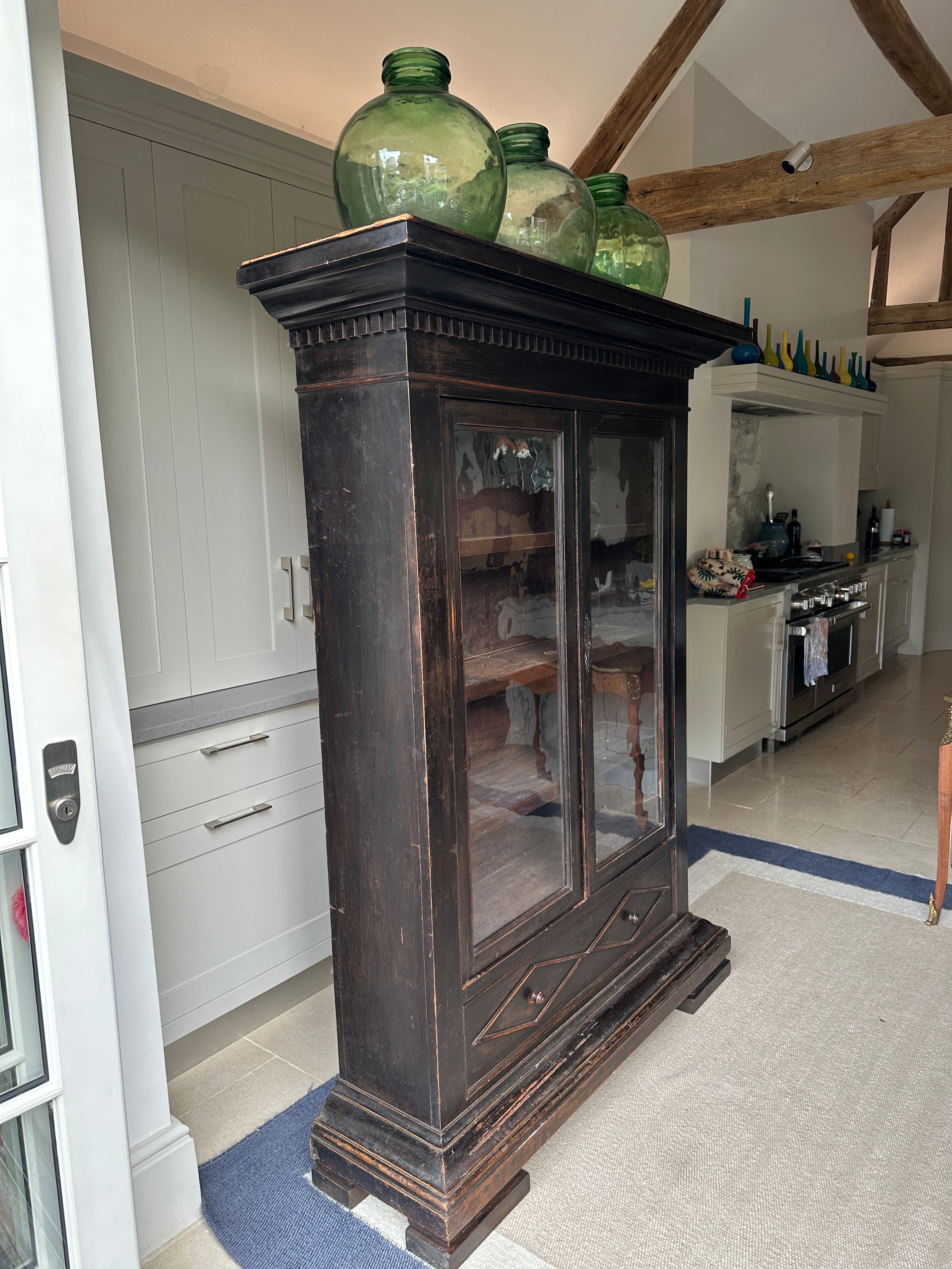 Early 19th Century Italian Glazed Cabinet