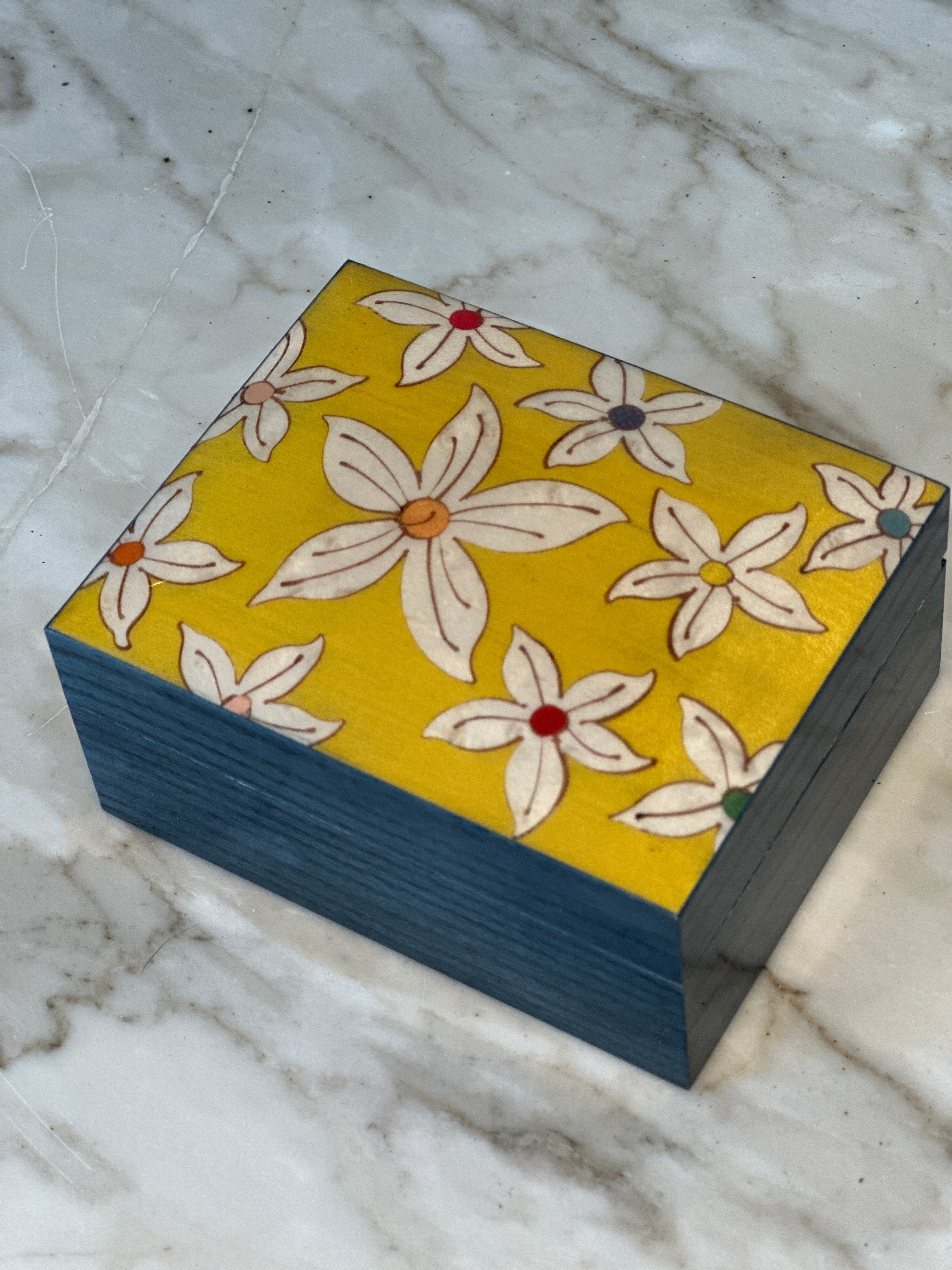 Extra Small Marquetry Box