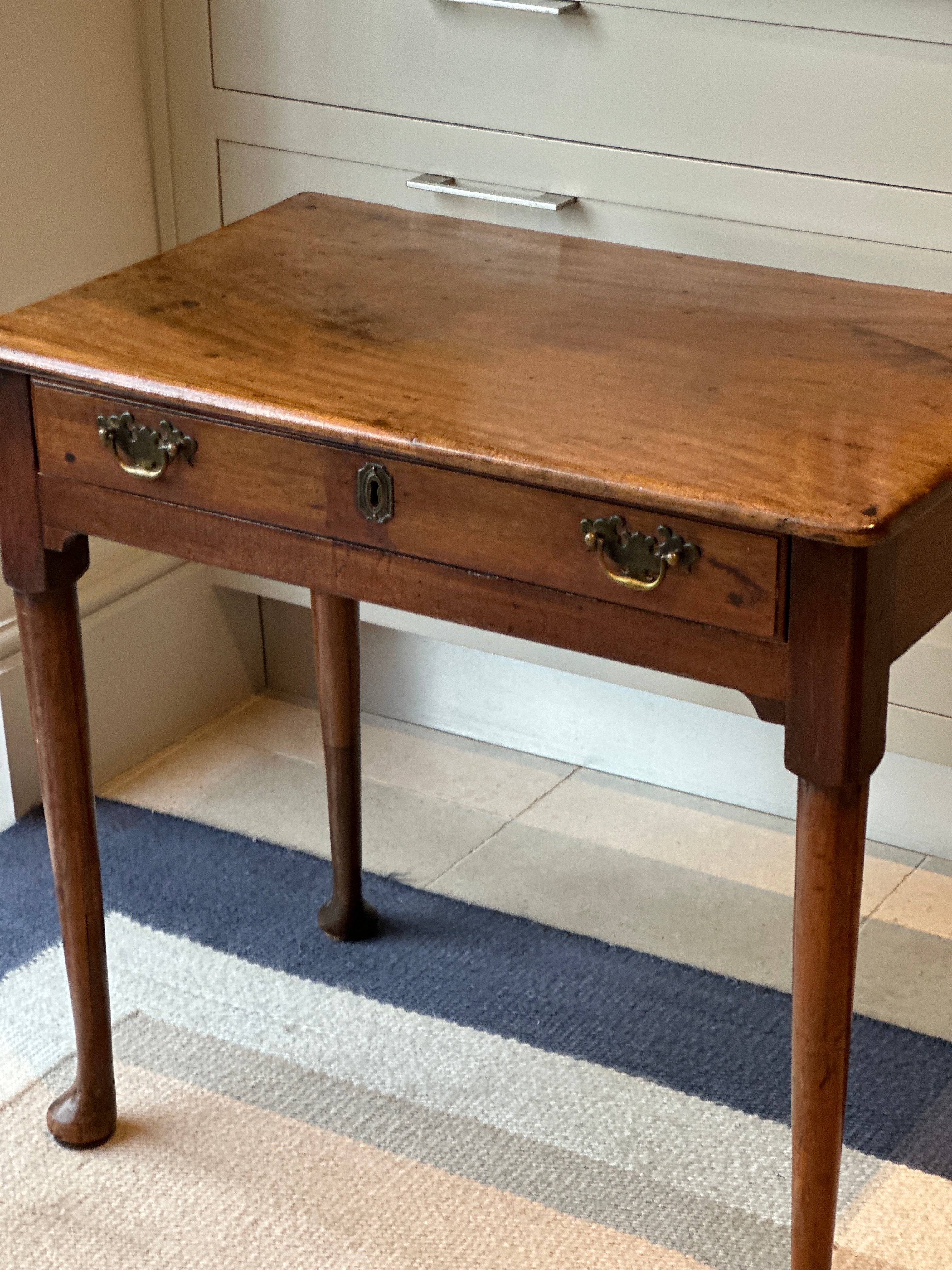 19th Century Lowboy with pad feet