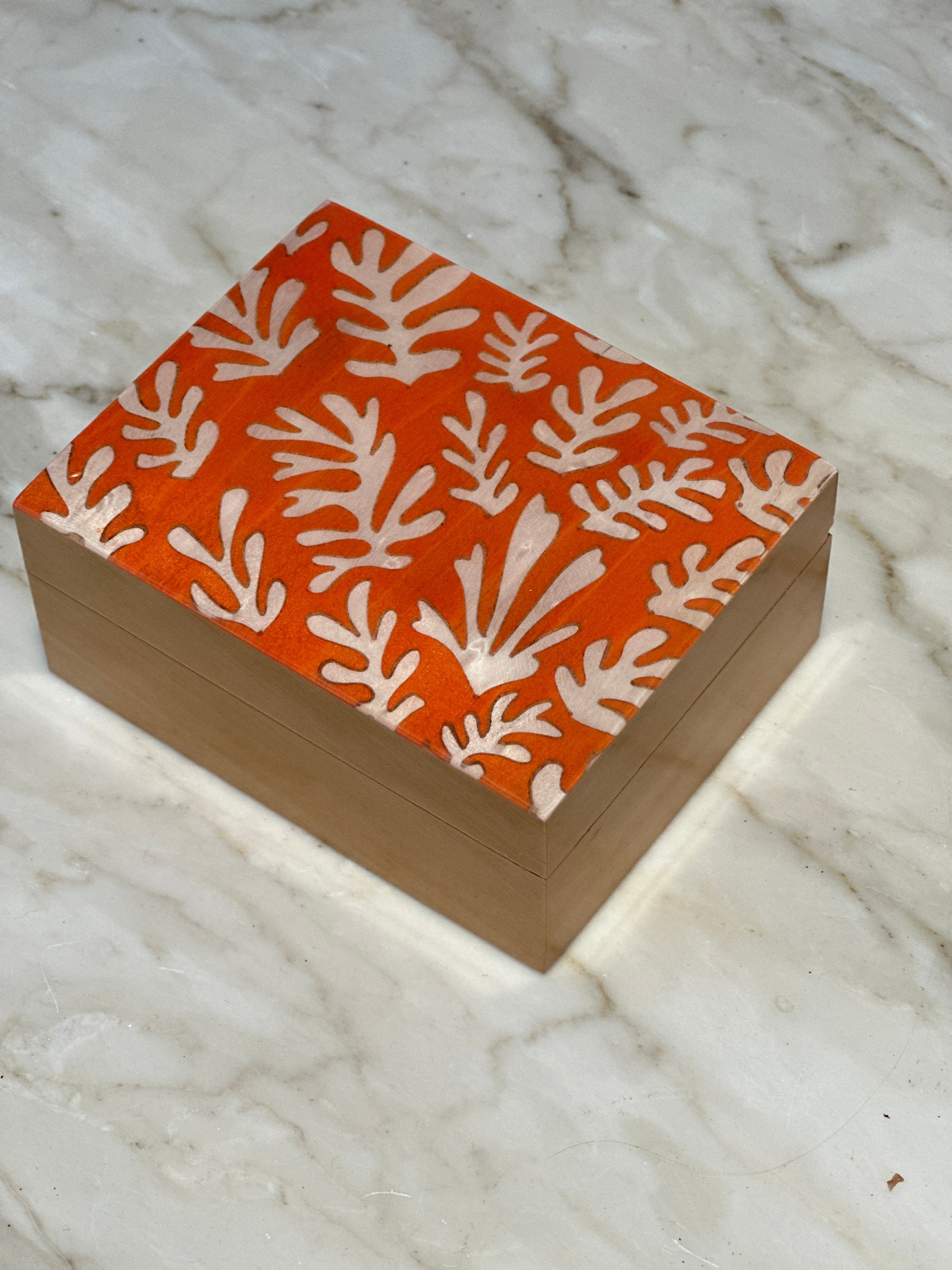 Extra Small Marquetry Box