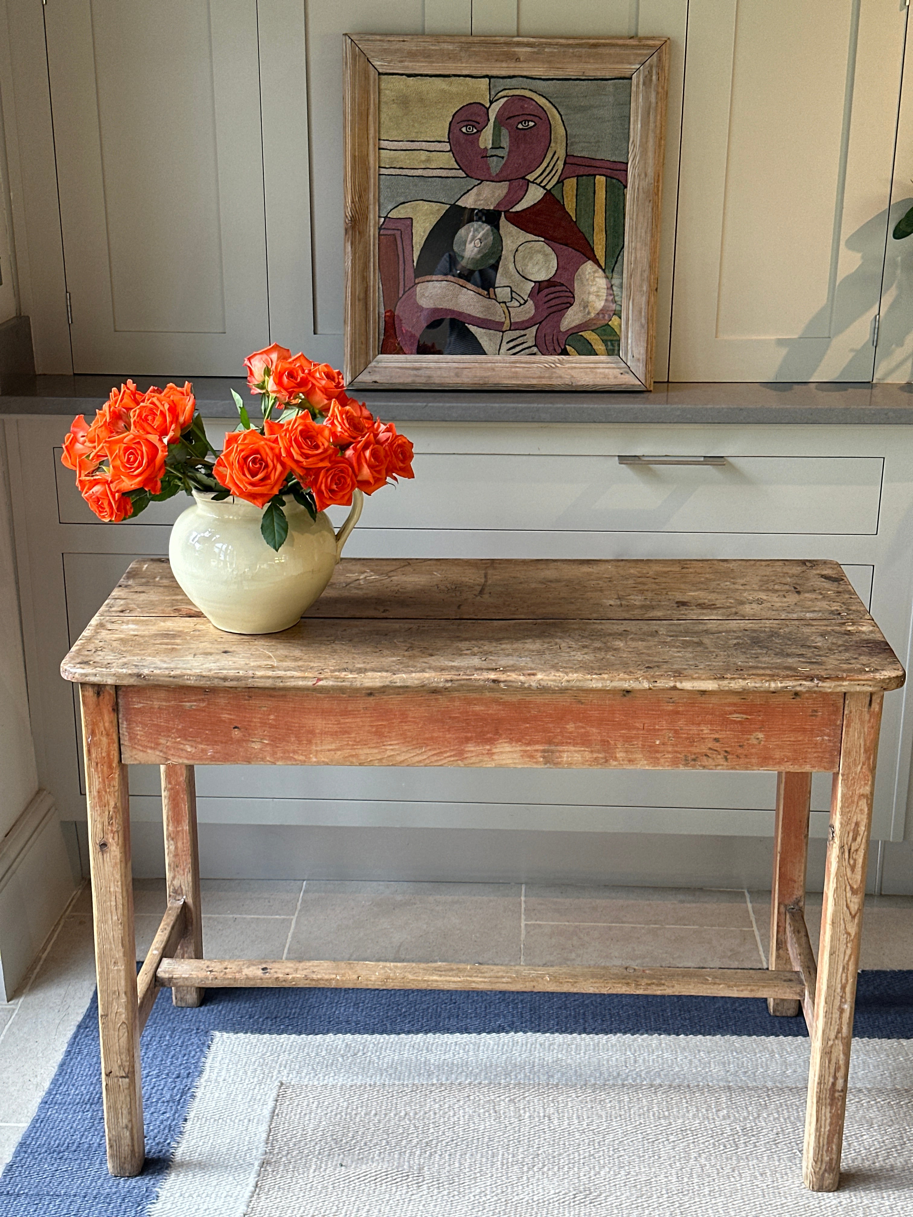 Attractive Antique Pine Side Table