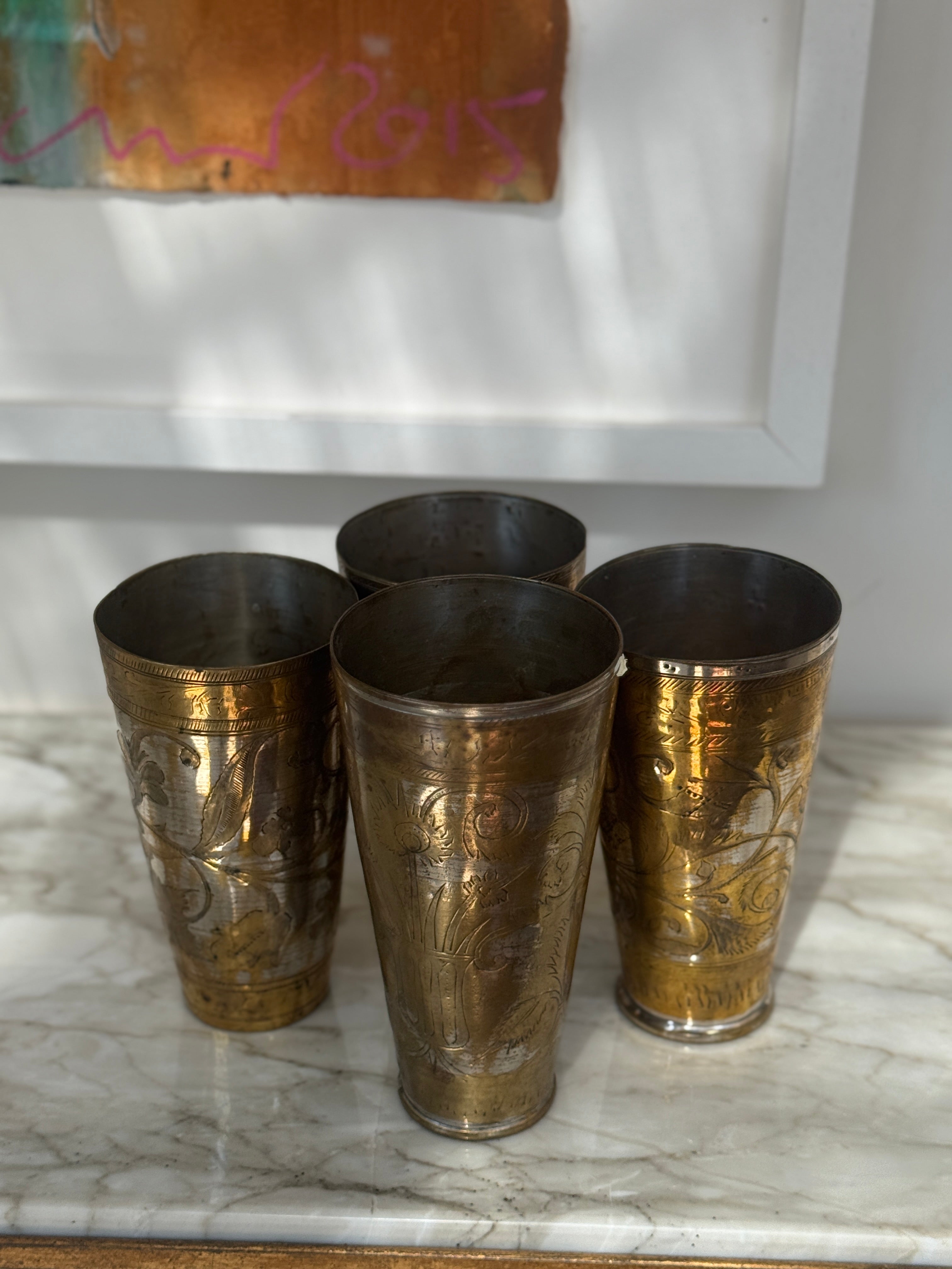 Afghan Metal Beakers