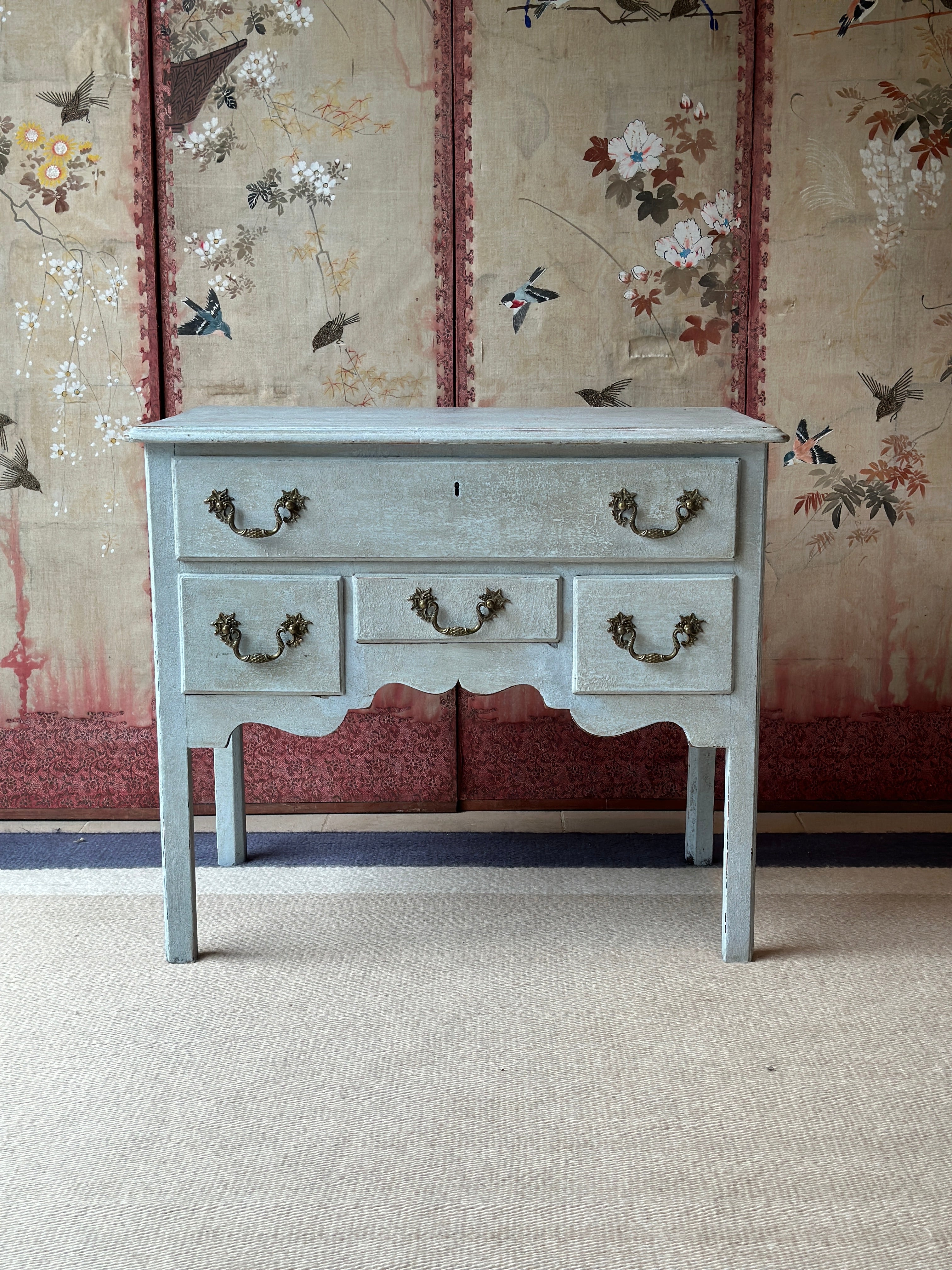 18th Century English Painted Lowboy