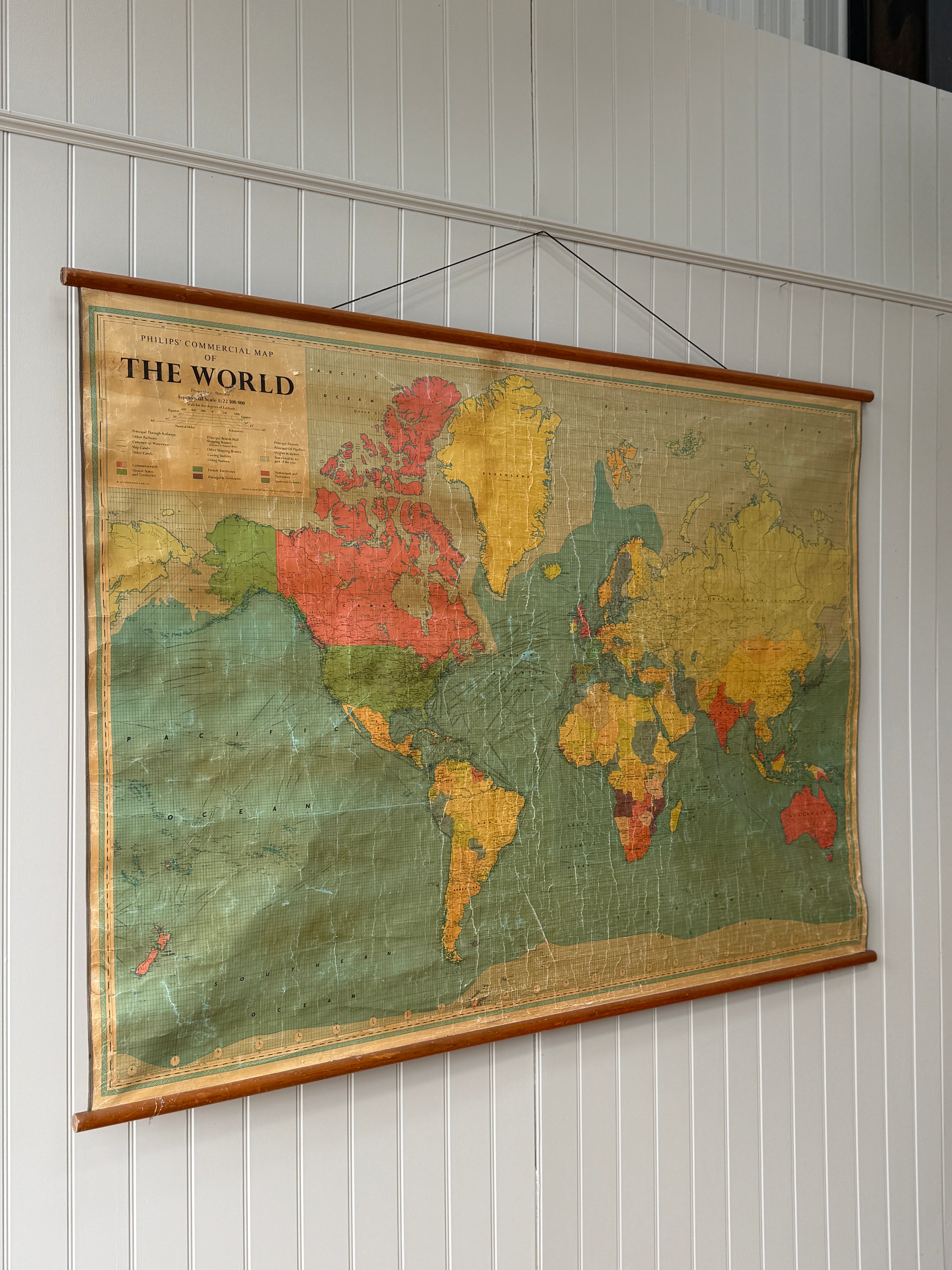 Philips’ Commercial Map of the World