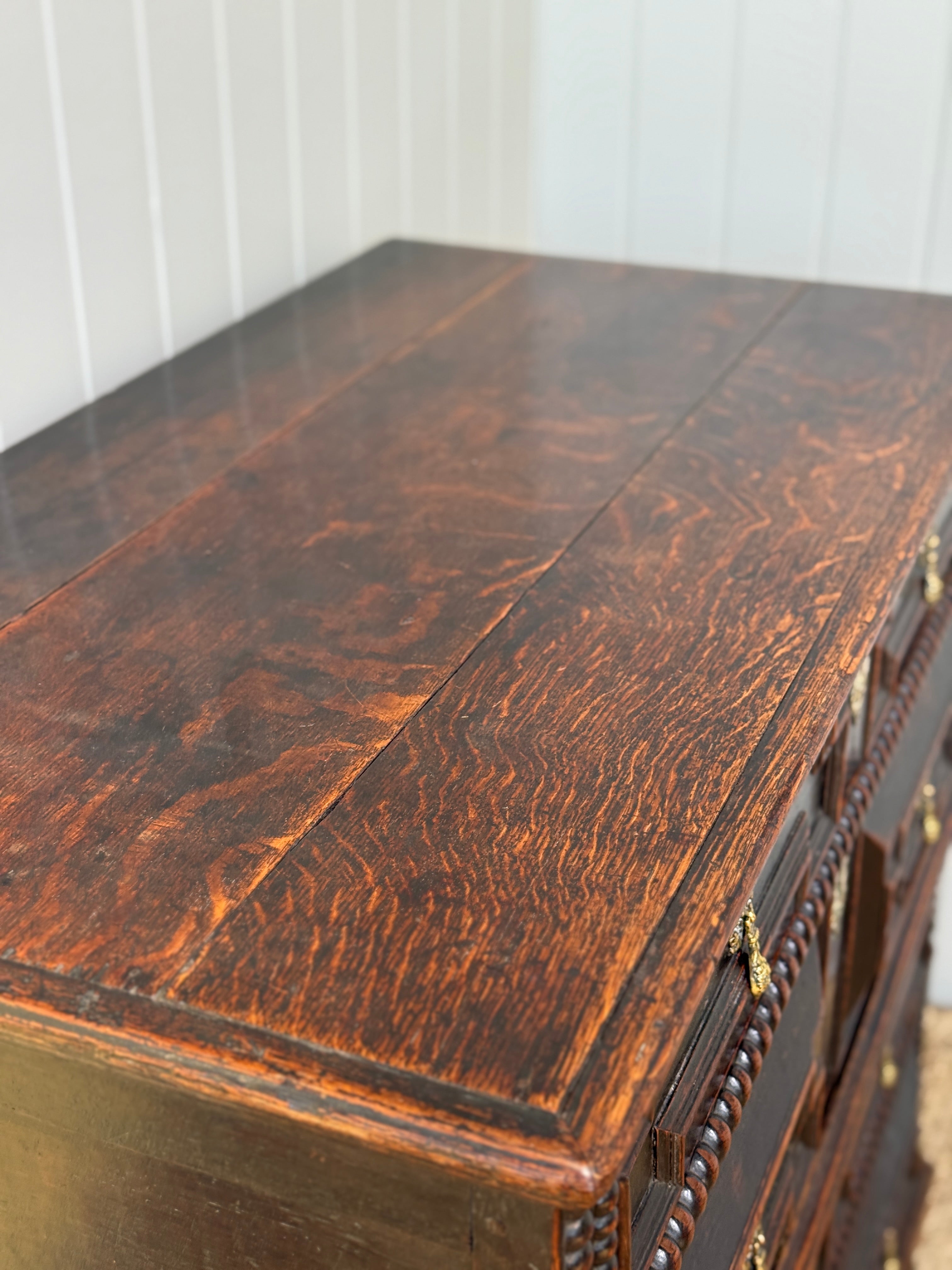 17th Century Jacobean Oak Chest of Drawers
