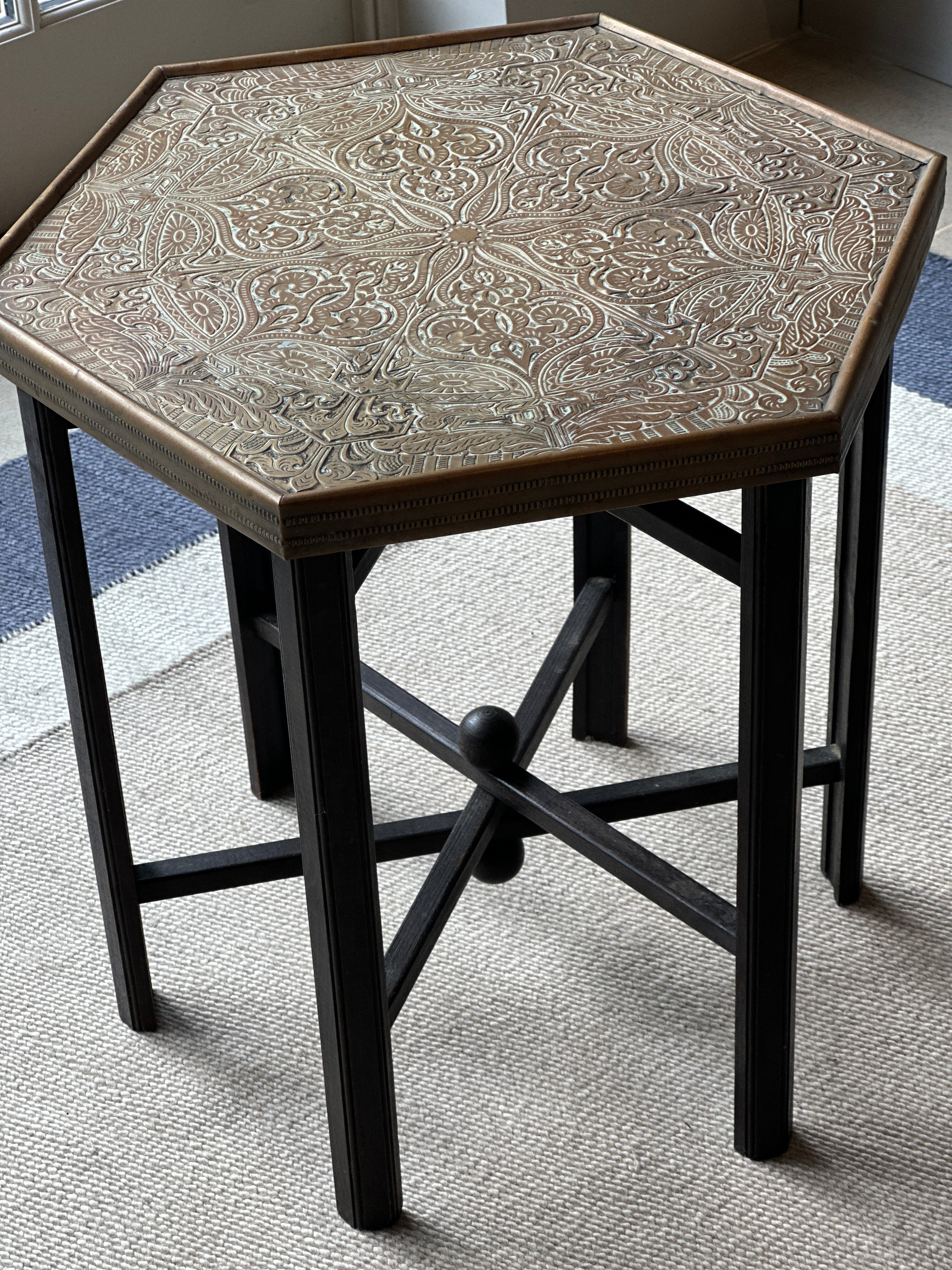 Brass Topped Eastern Table