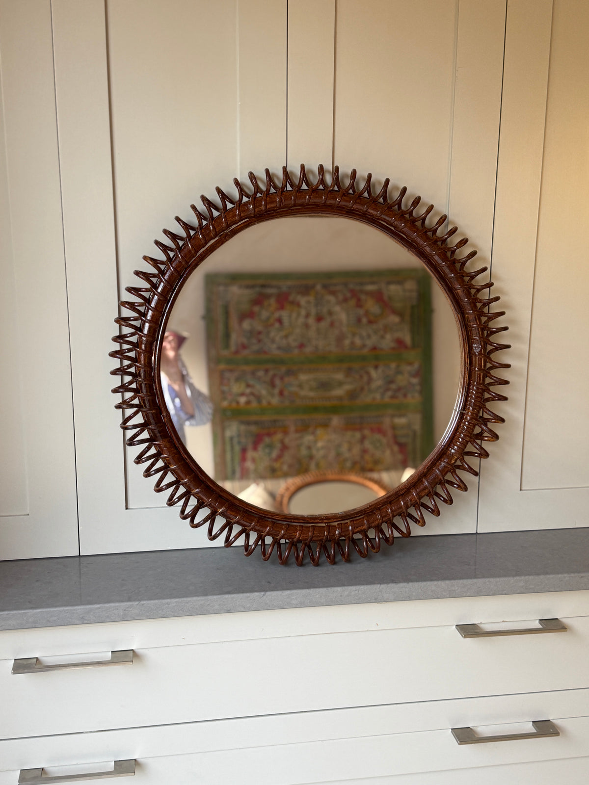 Large Round Albini Mirror