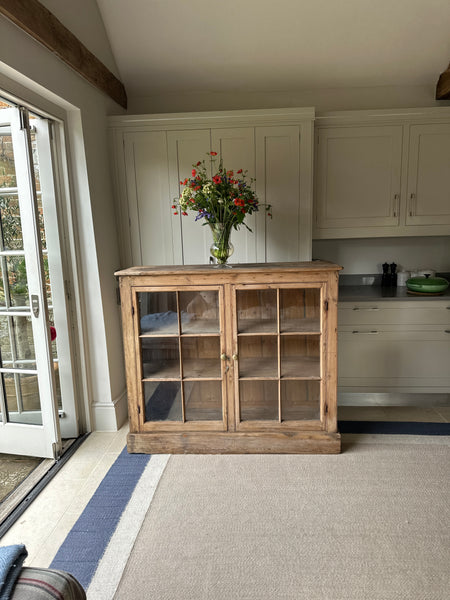 Large Attractive Country House Glazed Cabinet