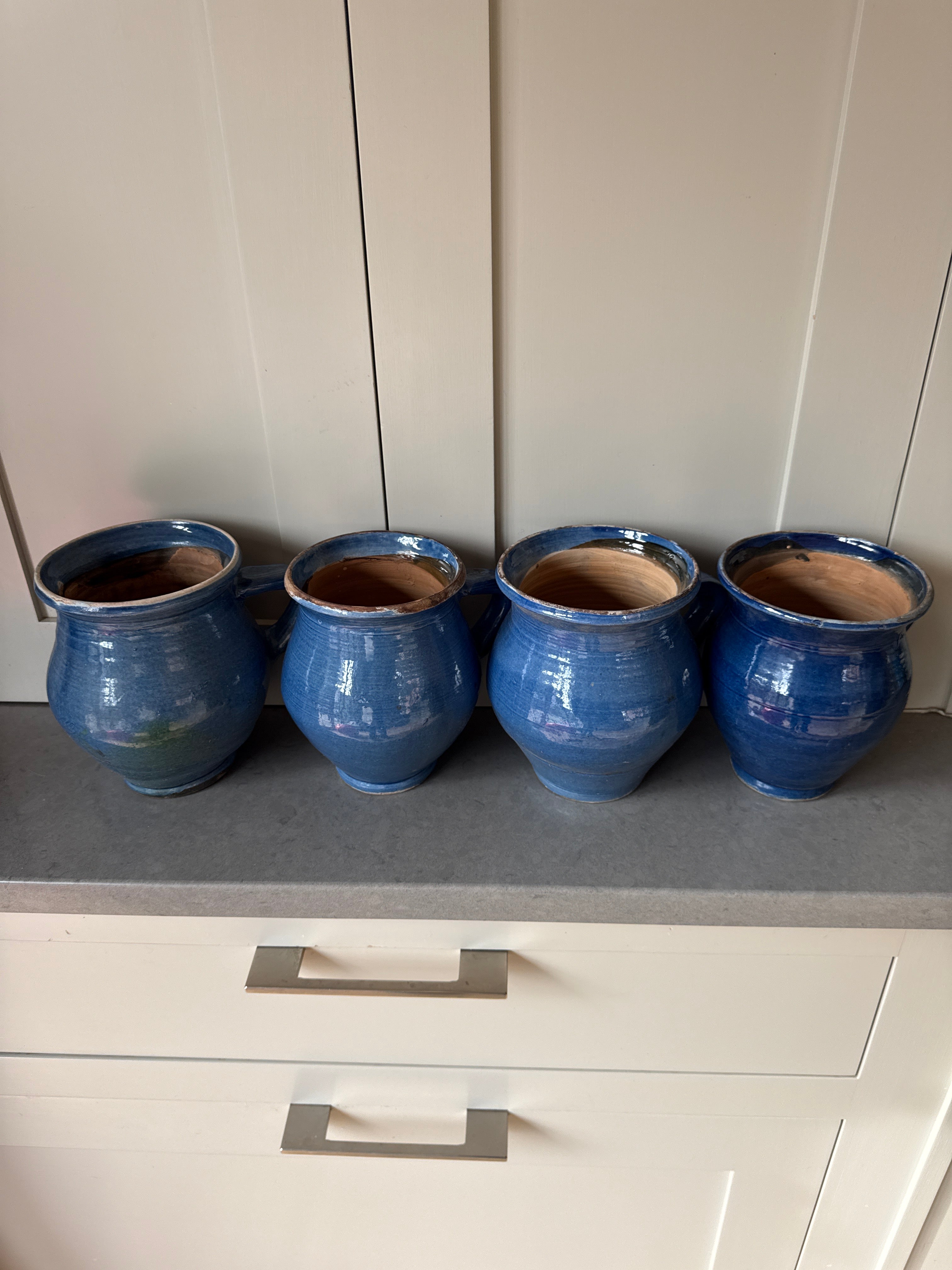 Small Hungarian Jugs - Dark Blue