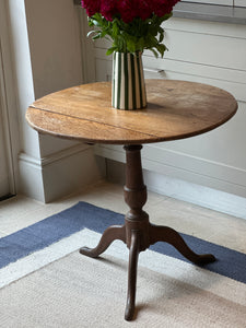 Faded Oak Tilt Top Table