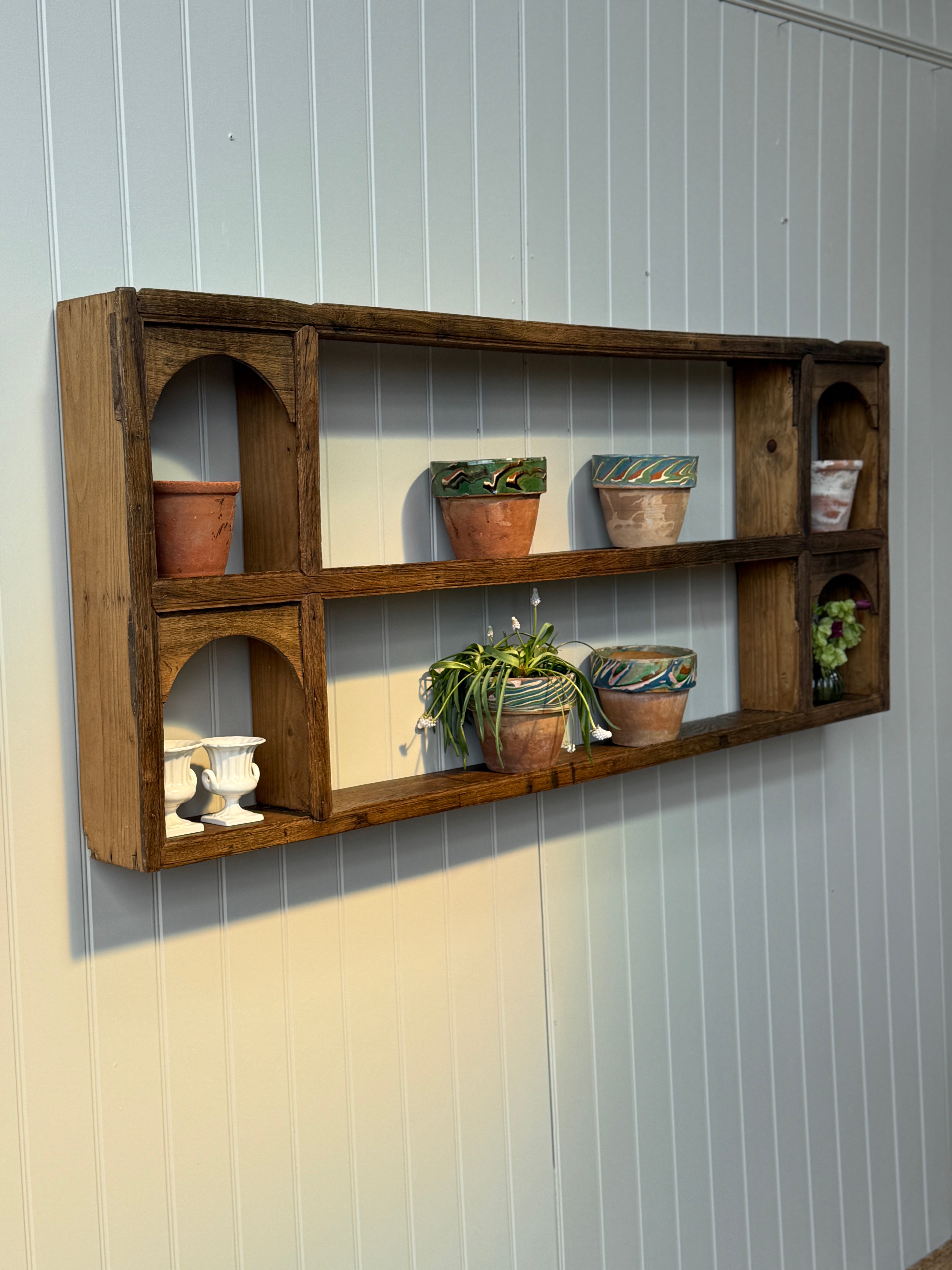 19th Century Solid Oak Rack