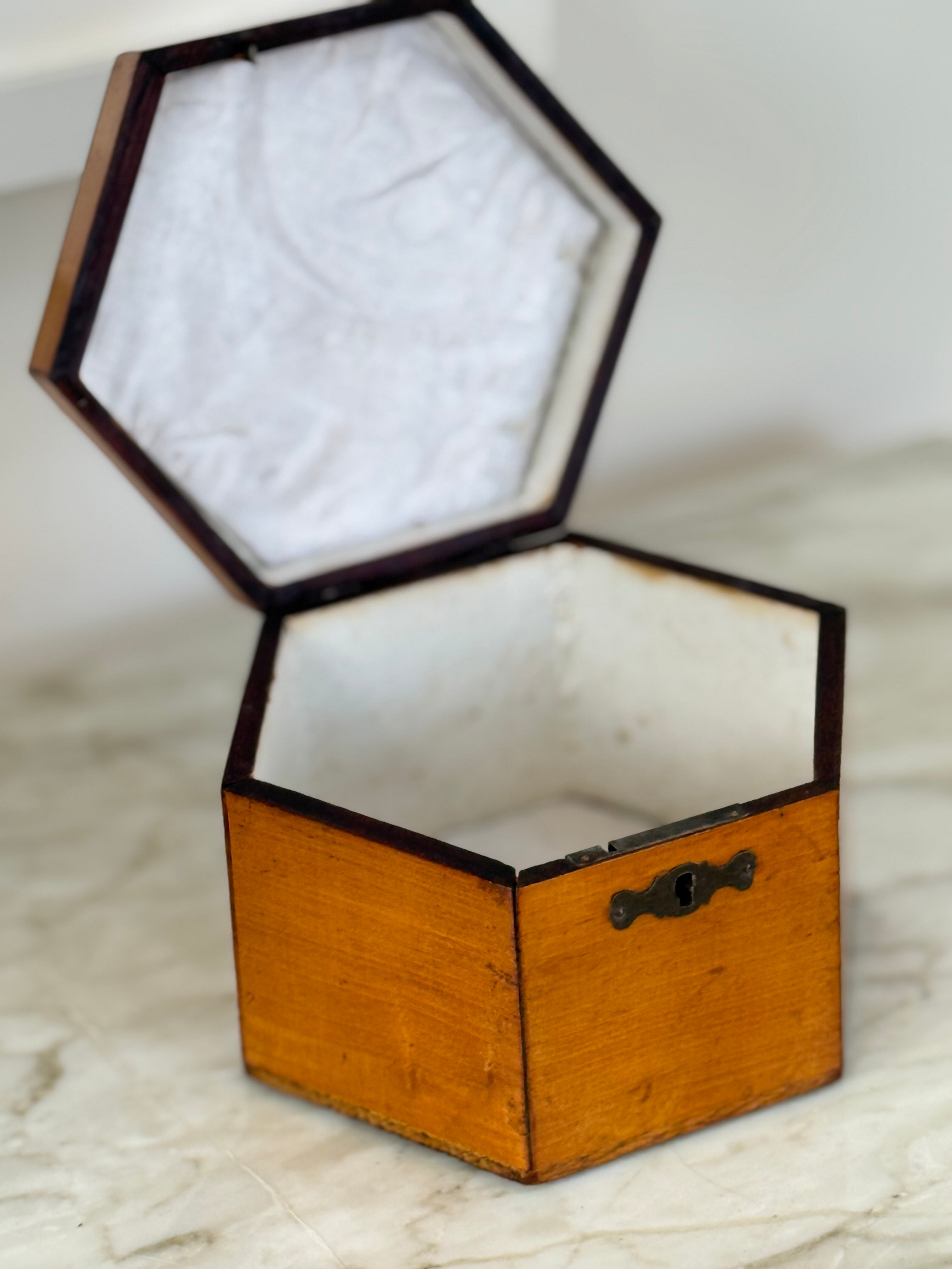 Decorative Victorian Walnut Box