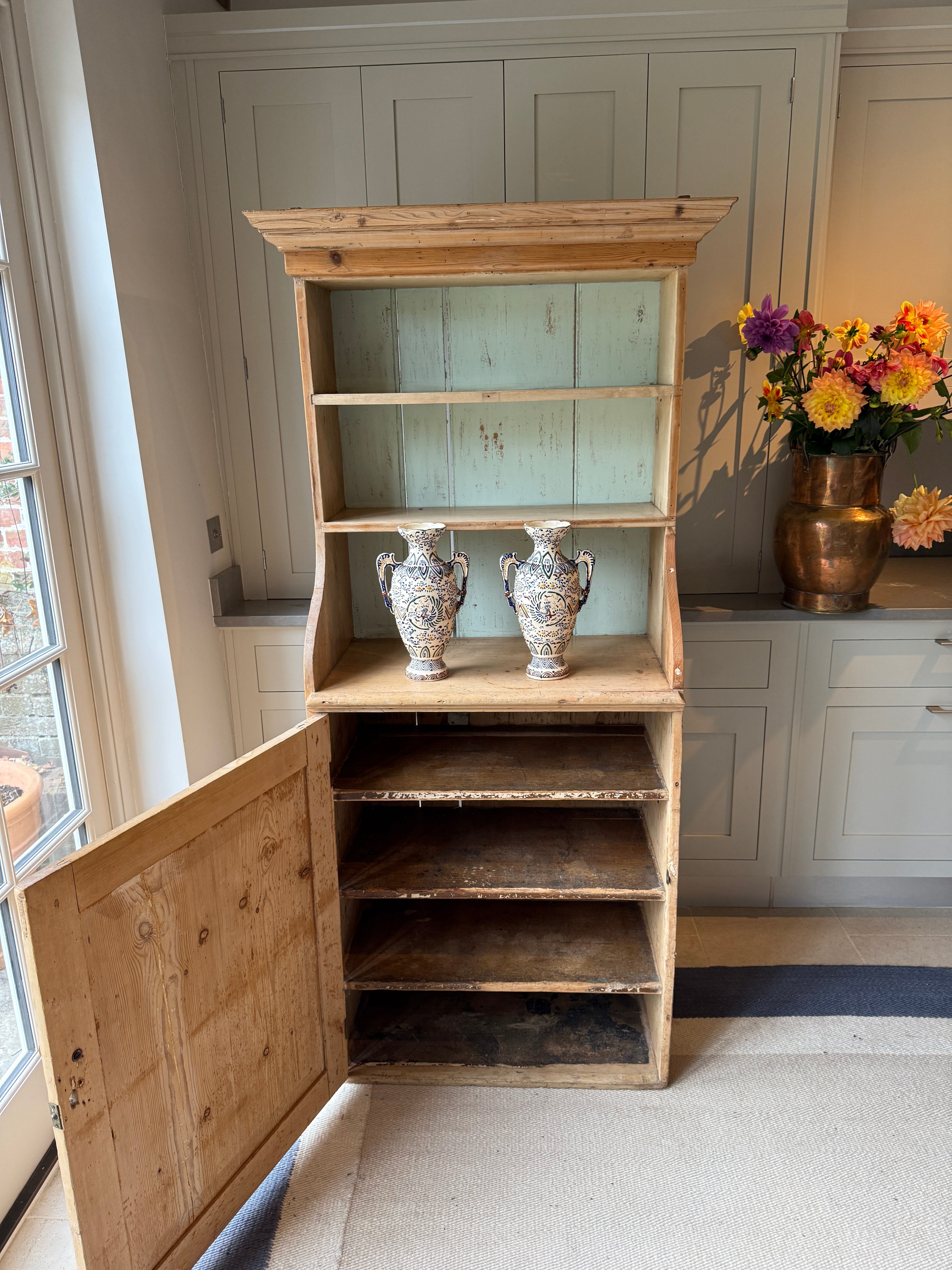 Slim and Rustic Pine Dresser