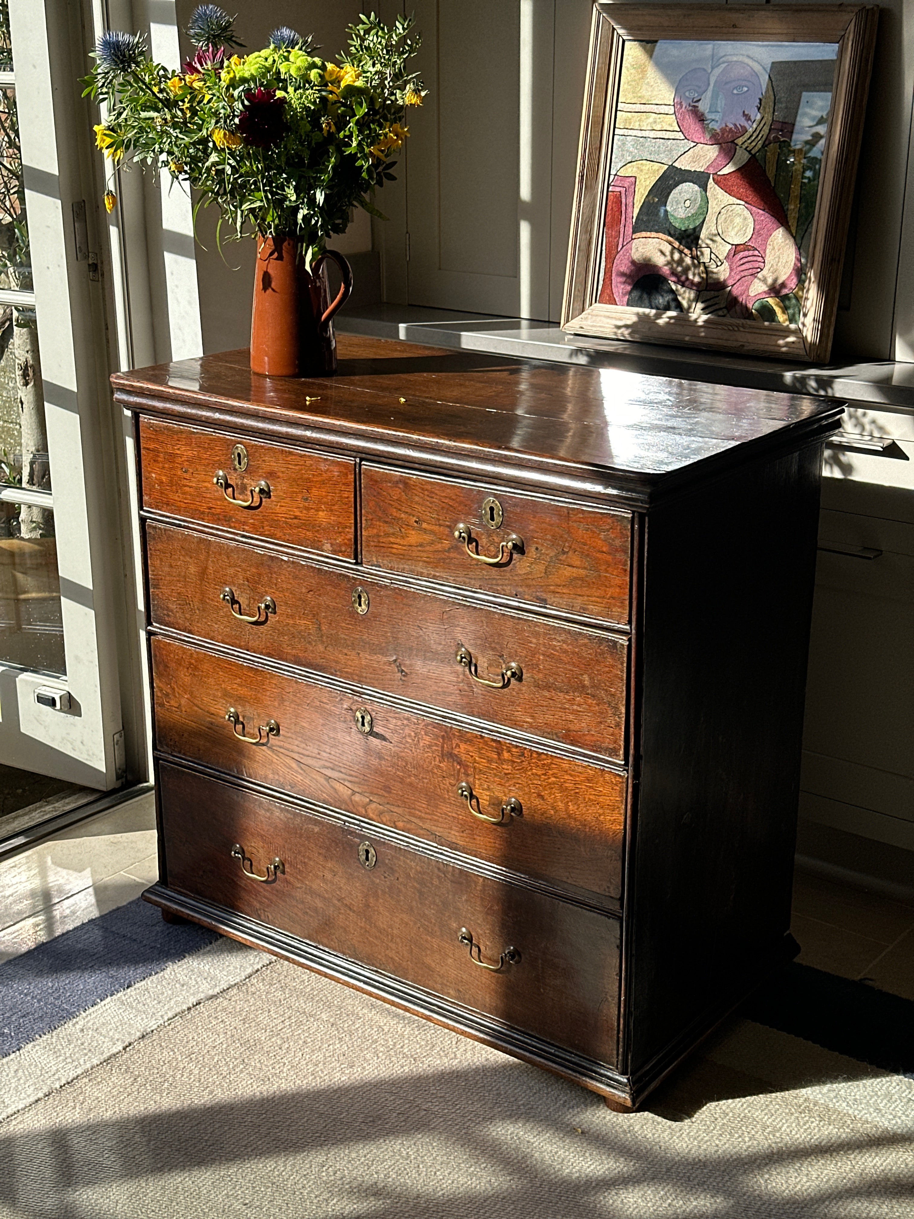 Georgian Oak Chest of Drawers