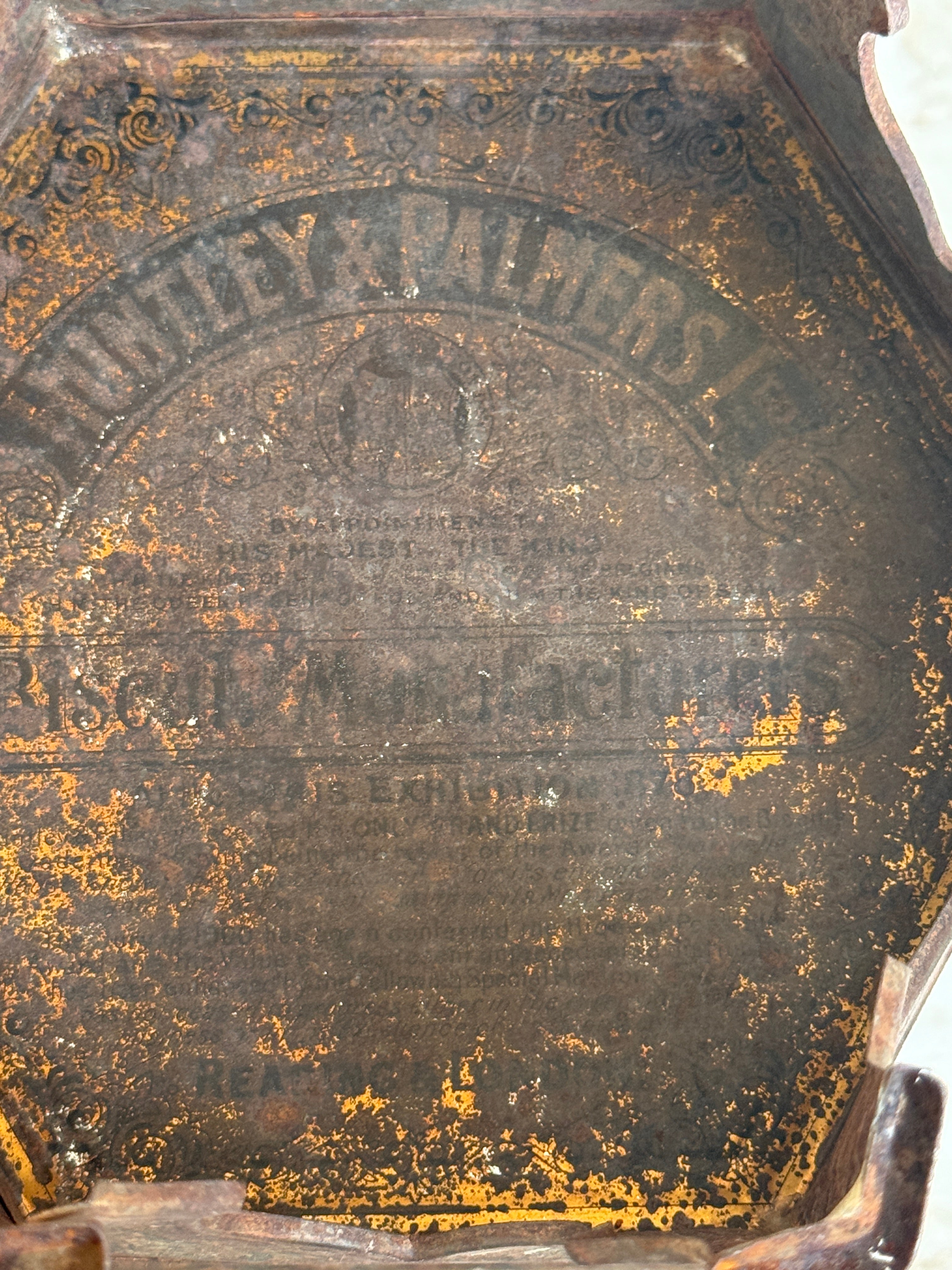 Huntley & Palmers ‘Syrian’ Novelty Biscuit Tin, circa 1903