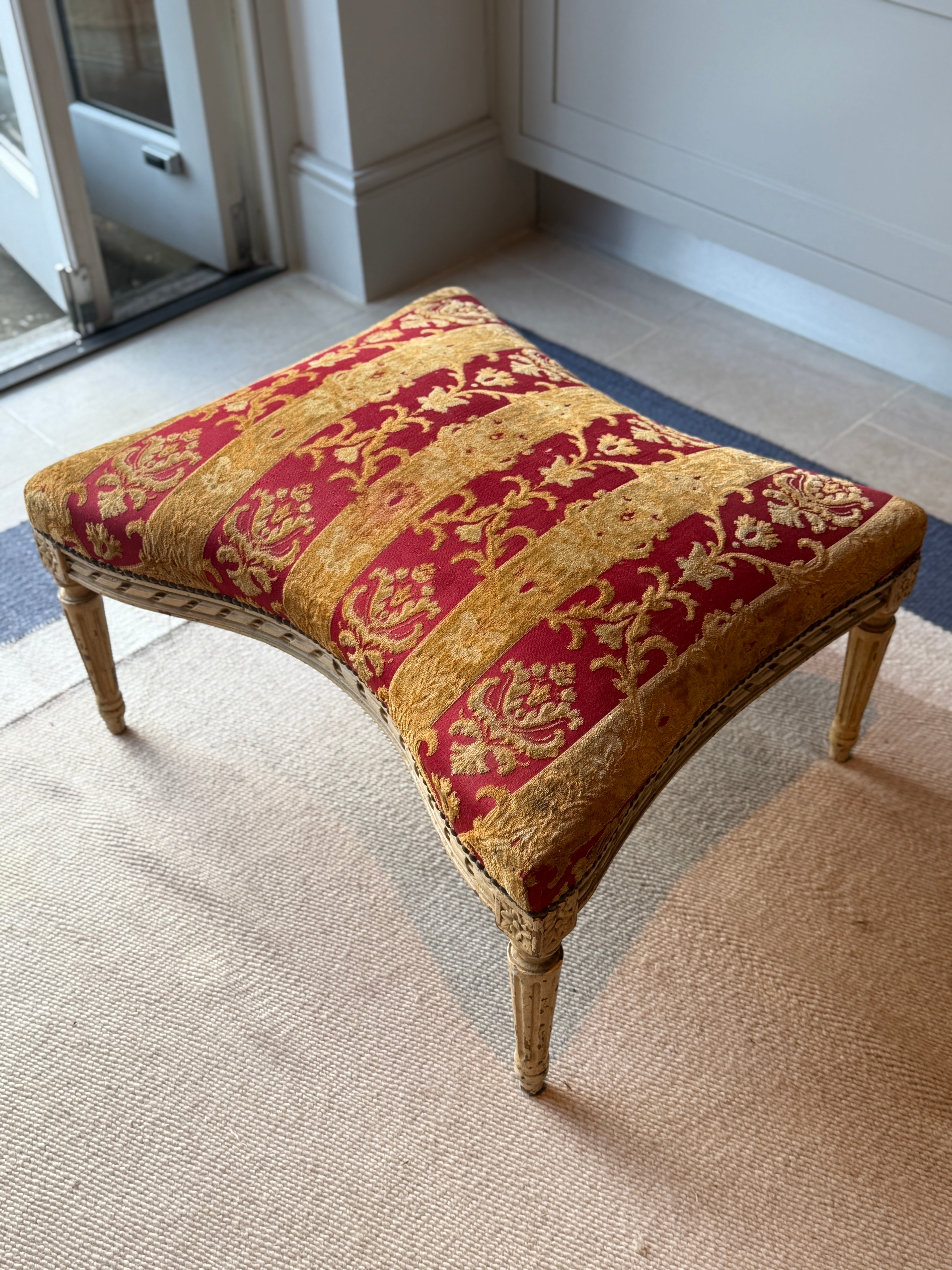 French 19th Century Ottoman Footstool