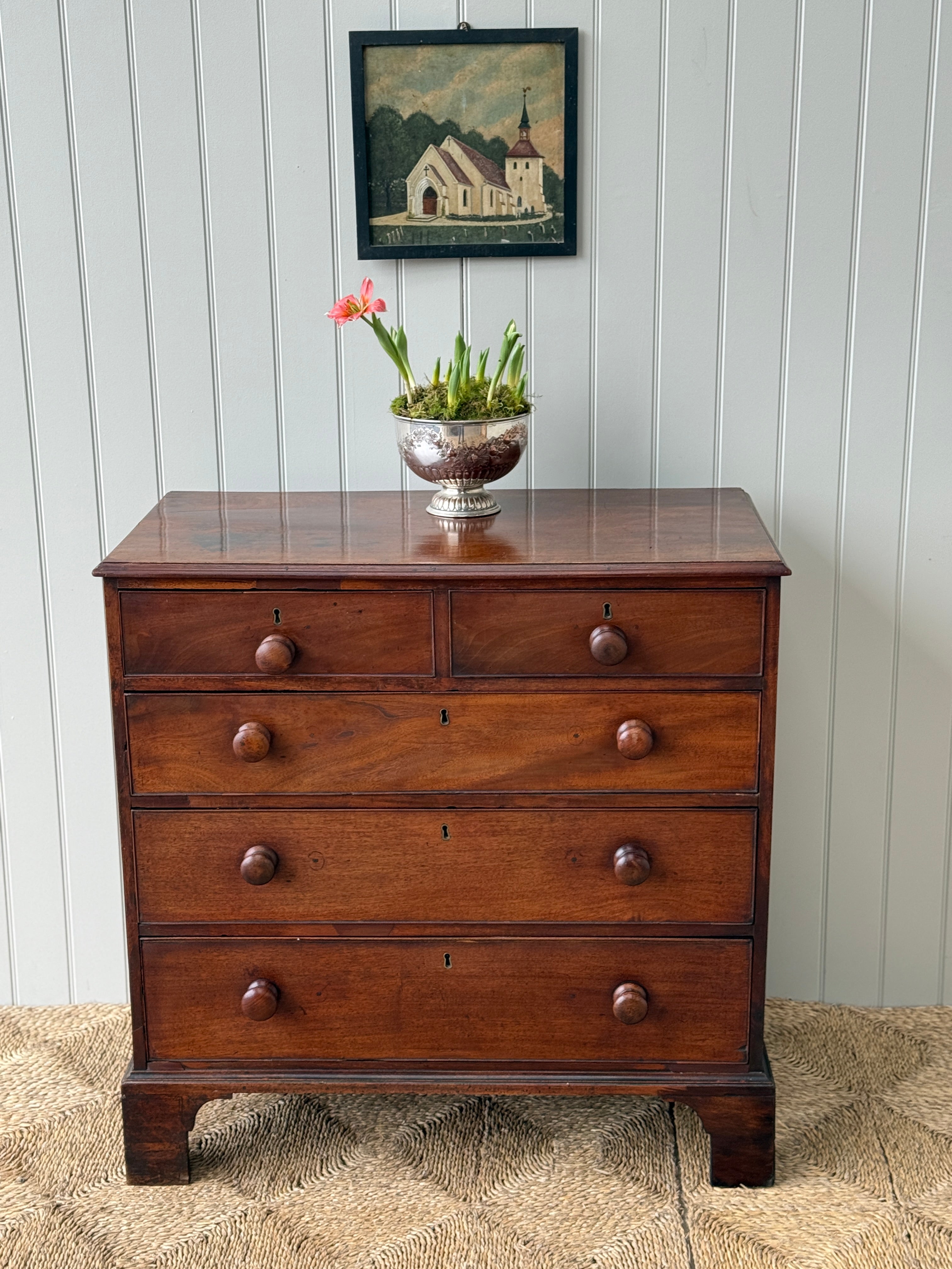 Small 19th Century Mahogany Chest of Drawers