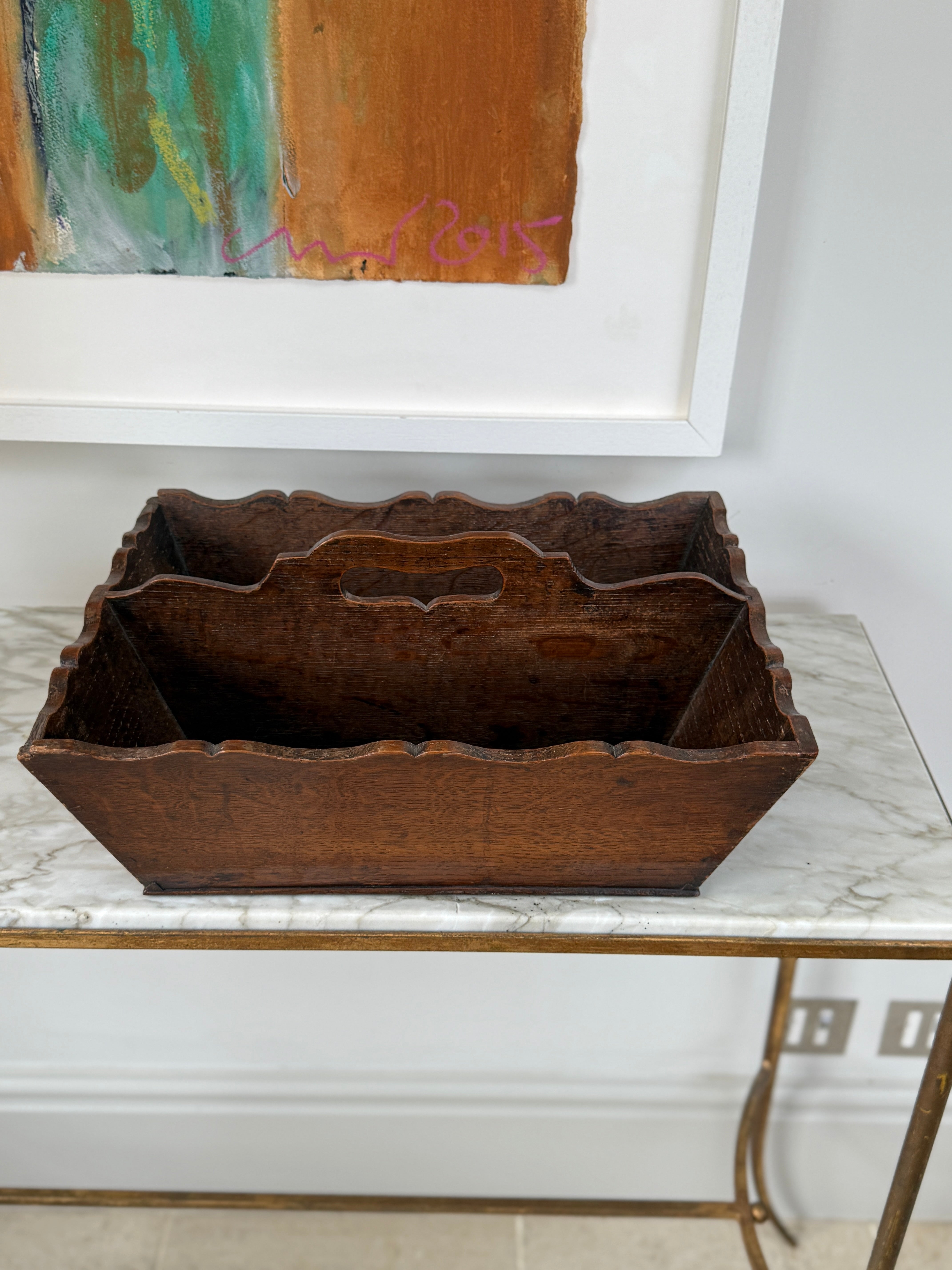 Georgian Oak Cutlery Box