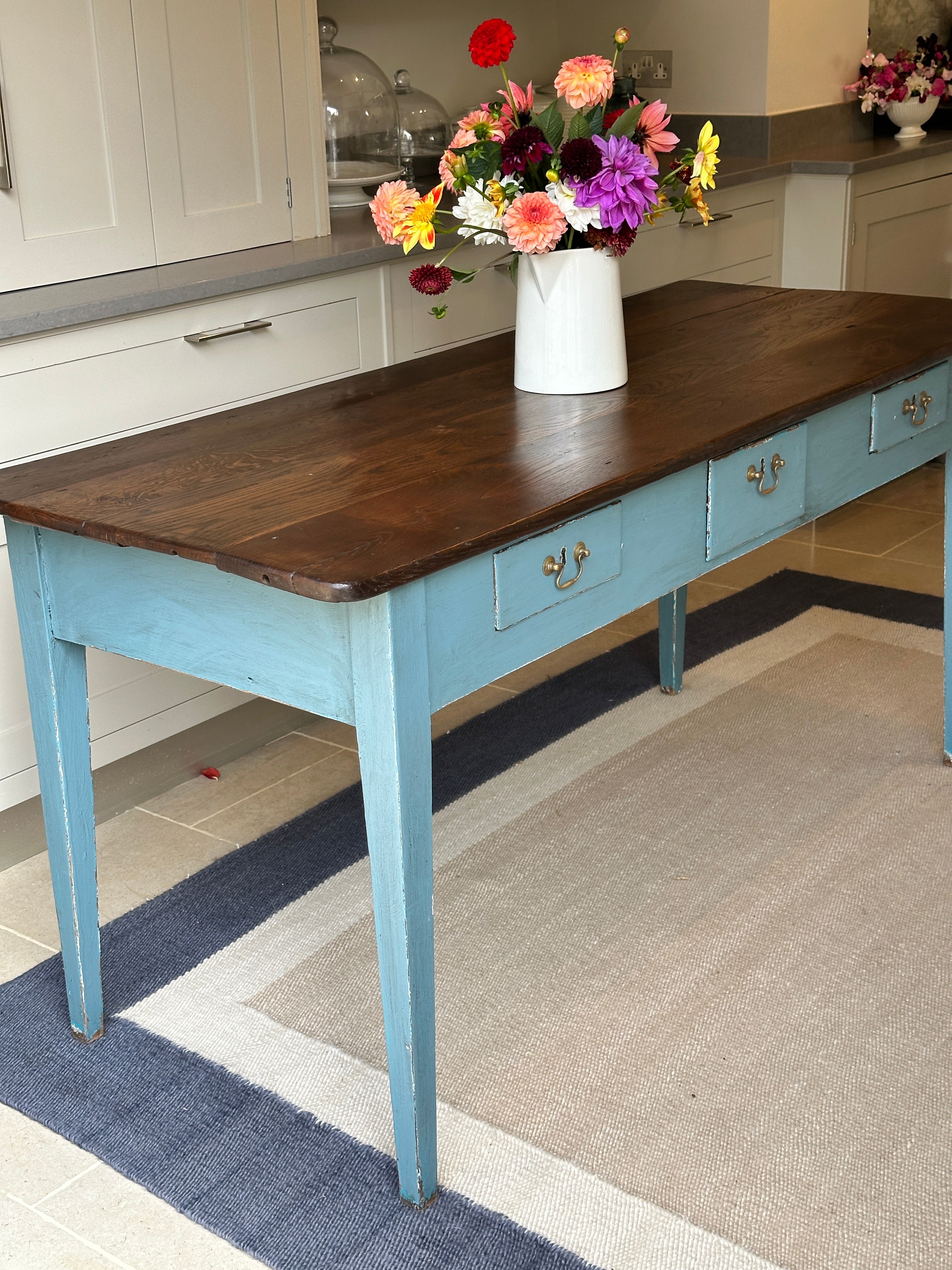 Painted Country Kitchen Table