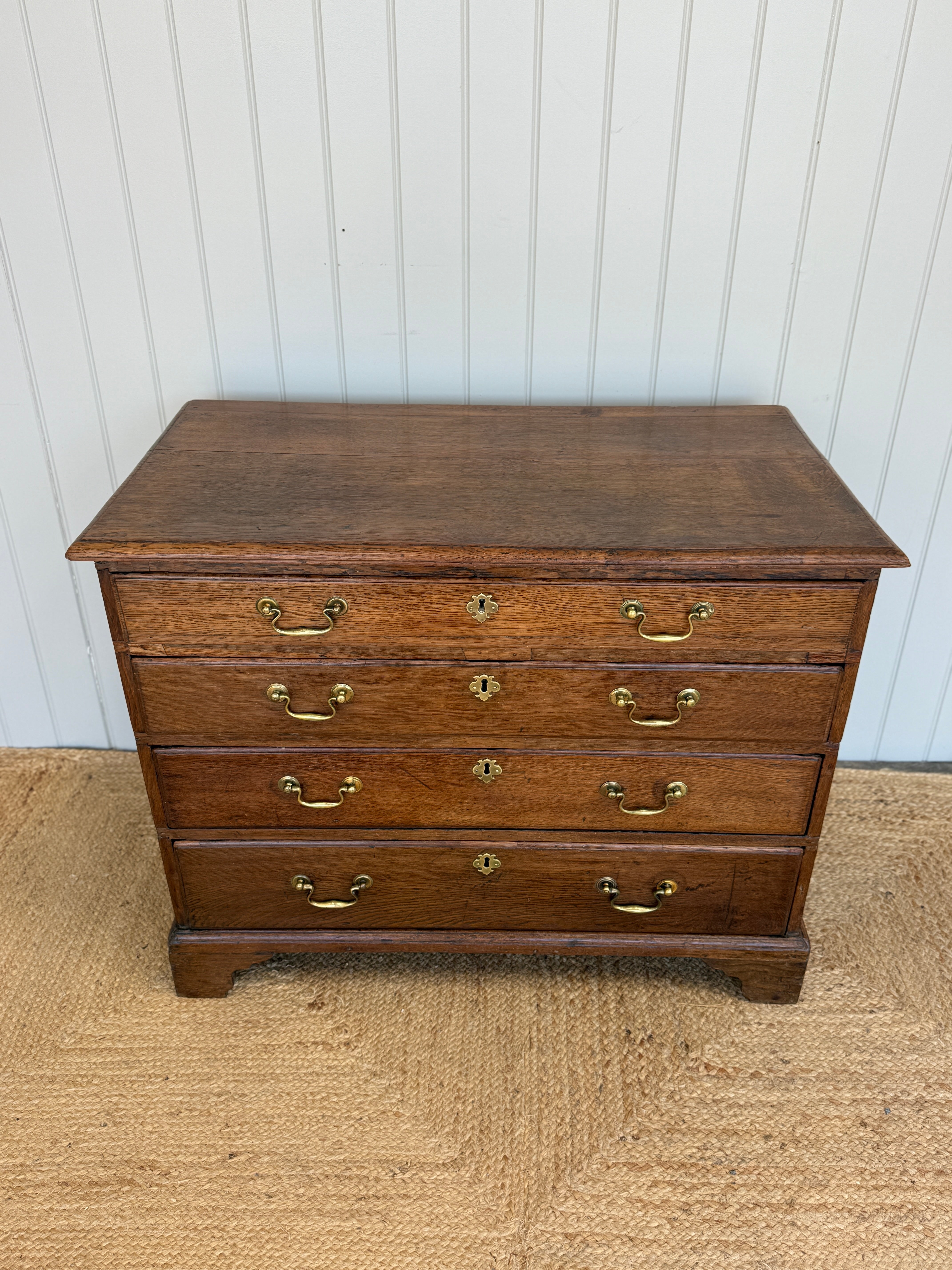 Small Georgian Oak Chest of Drawers