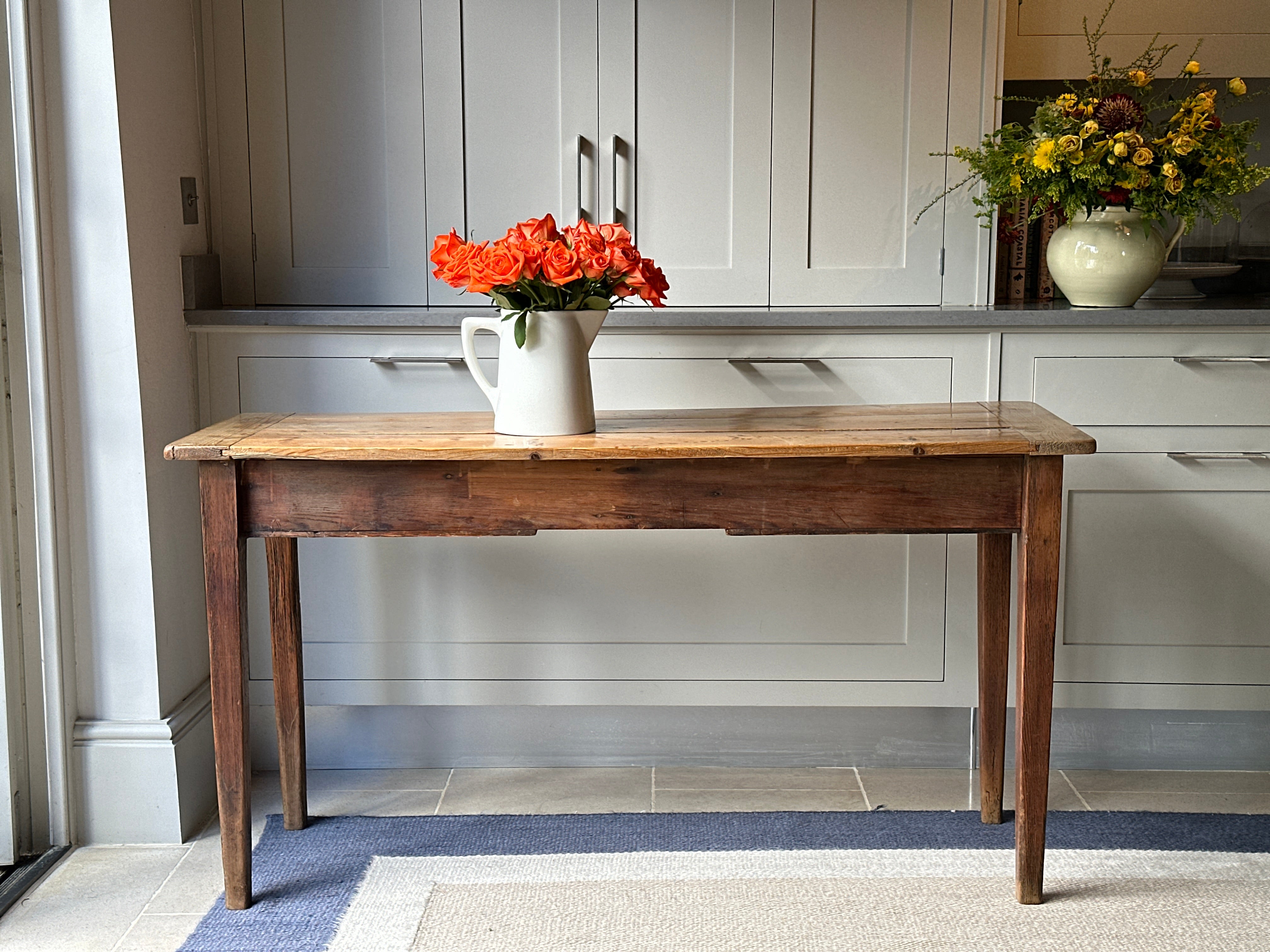 Small and Pretty Antique Pine Console